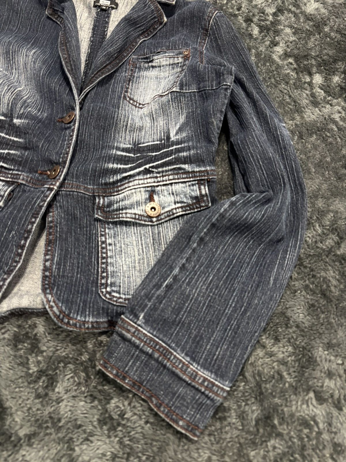 Miss Sixty Miss Sixty Hysteric Glamour Style Y2K Denim Jacket Size M / US 6-8 / IT 42-44 - 2 Thumbnail
