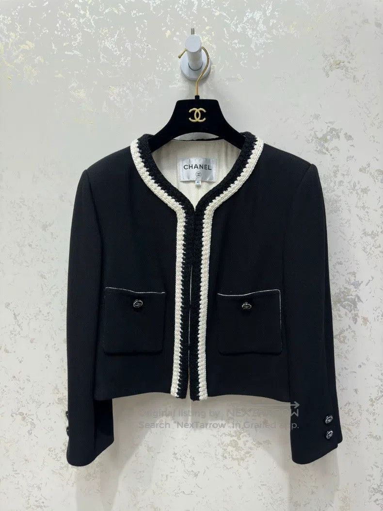 Chanel Chanel 22 Early Spring Vacation Series Black Rhinestone Bu Size S / US 4 / IT 40 - 1 Thumbnail
