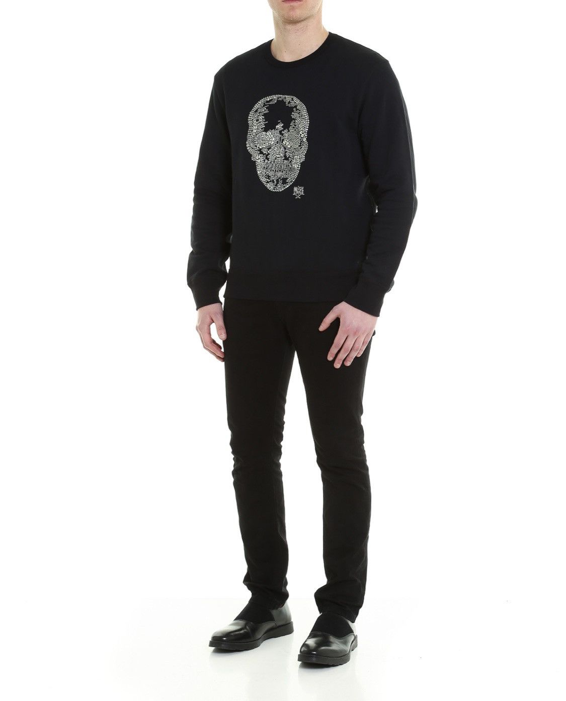 Alexander McQueen ALEXANDER MCQUEEN Sequin Skull Embroidered Sweatshirt XL Size US XL / EU 56 / 4 - 2 Thumbnail