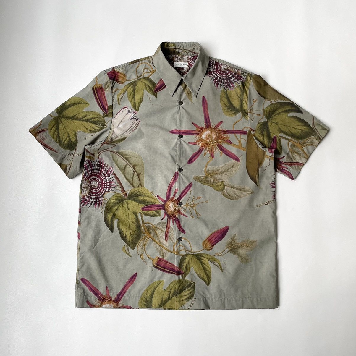 Dries Van Noten A/W 23 ‘Botanical Print’ Short Sleeve Shirt Size US M / EU 48-50 / 2 - 1 Thumbnail