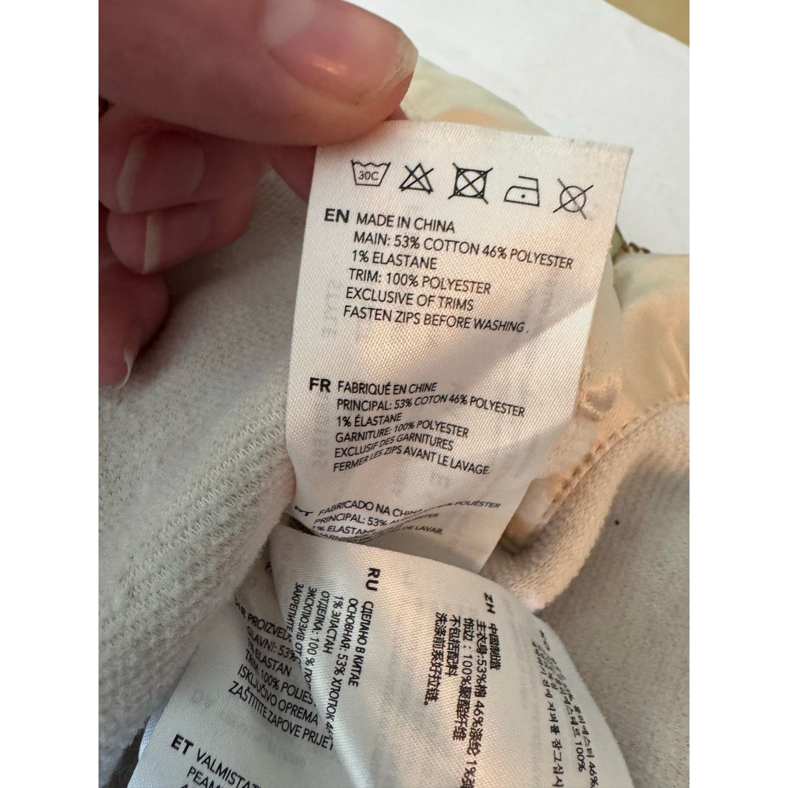 Varley VARLEY Mae Boyfriend Sweat in Egret Ottomon Size Medium Size M / US 6-8 / IT 42-44 - 10 Thumbnail