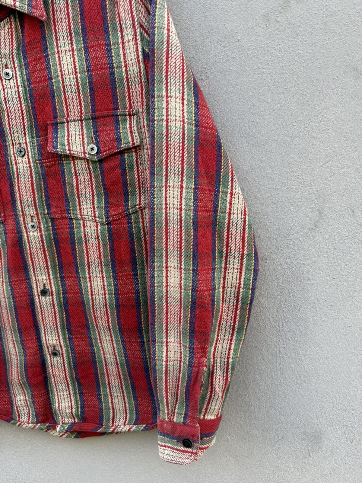Nigel Cabourn RARE🔥Vintage Nigel Cabourn Reversible Flannel Checked Plaid Size US S / EU 44-46 / 1 - 14 Thumbnail
