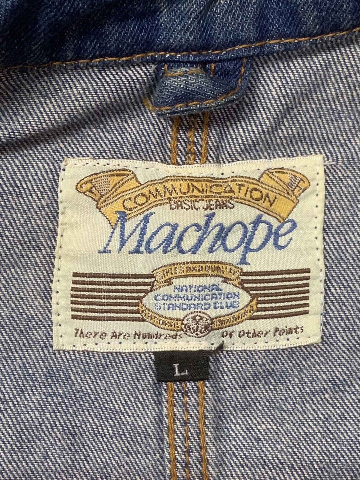 Japanese Brand Rare Design Vintage Machope Chore Denim Jackets Size US L / EU 52-54 / 3 - 5 Thumbnail