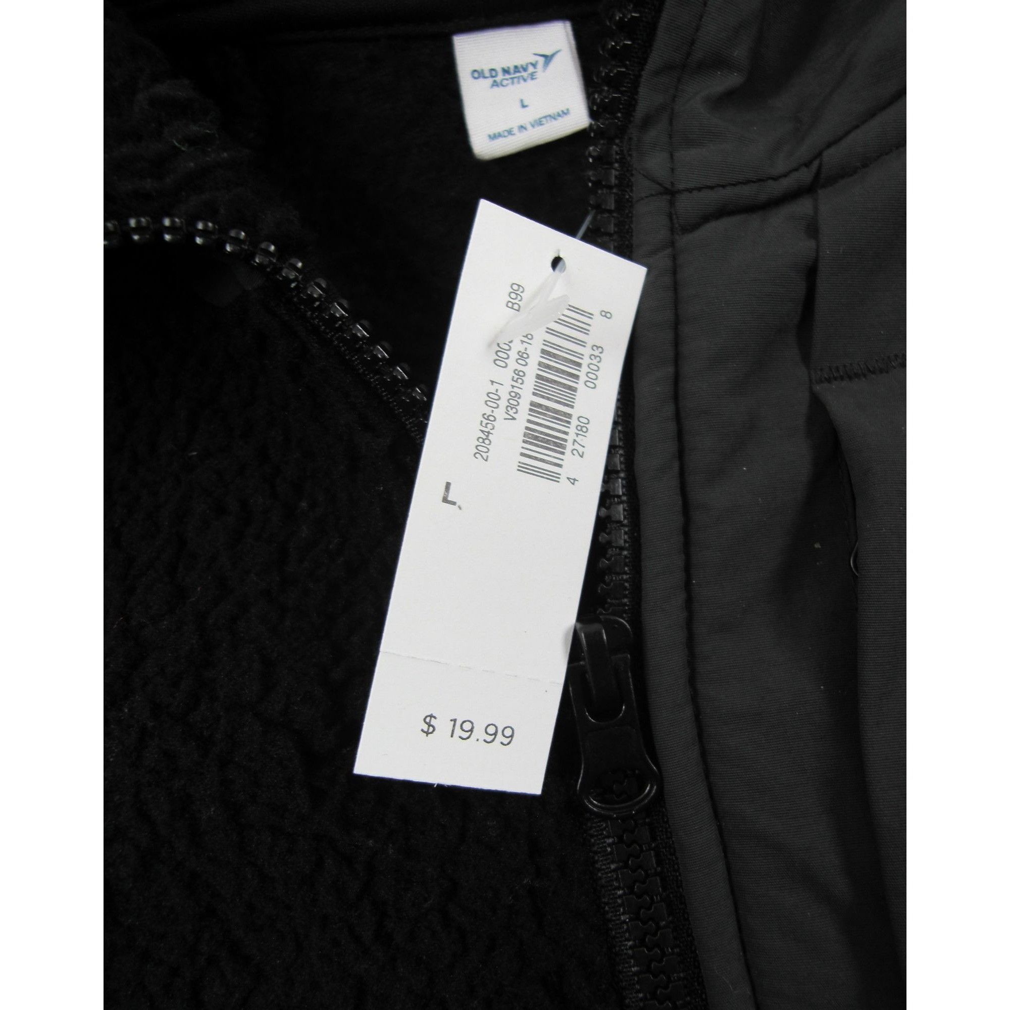 Old Navy Old Navy Dynamic Fleece Hoodie Jacket Mens Large Black Full Size US L / EU 52-54 / 3 - 5 Thumbnail