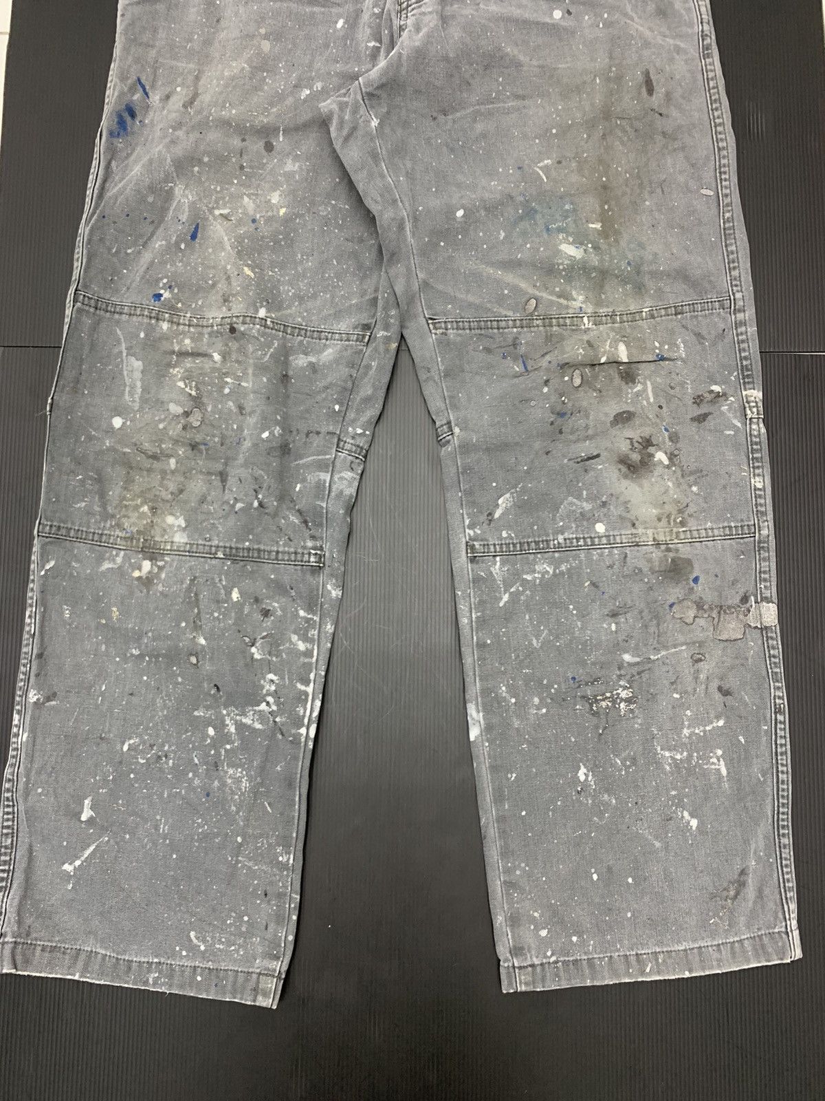 Uniqlo THRASHED FADED Uniqlo Double Knee Painter Pant Size US 33 - 3 Thumbnail