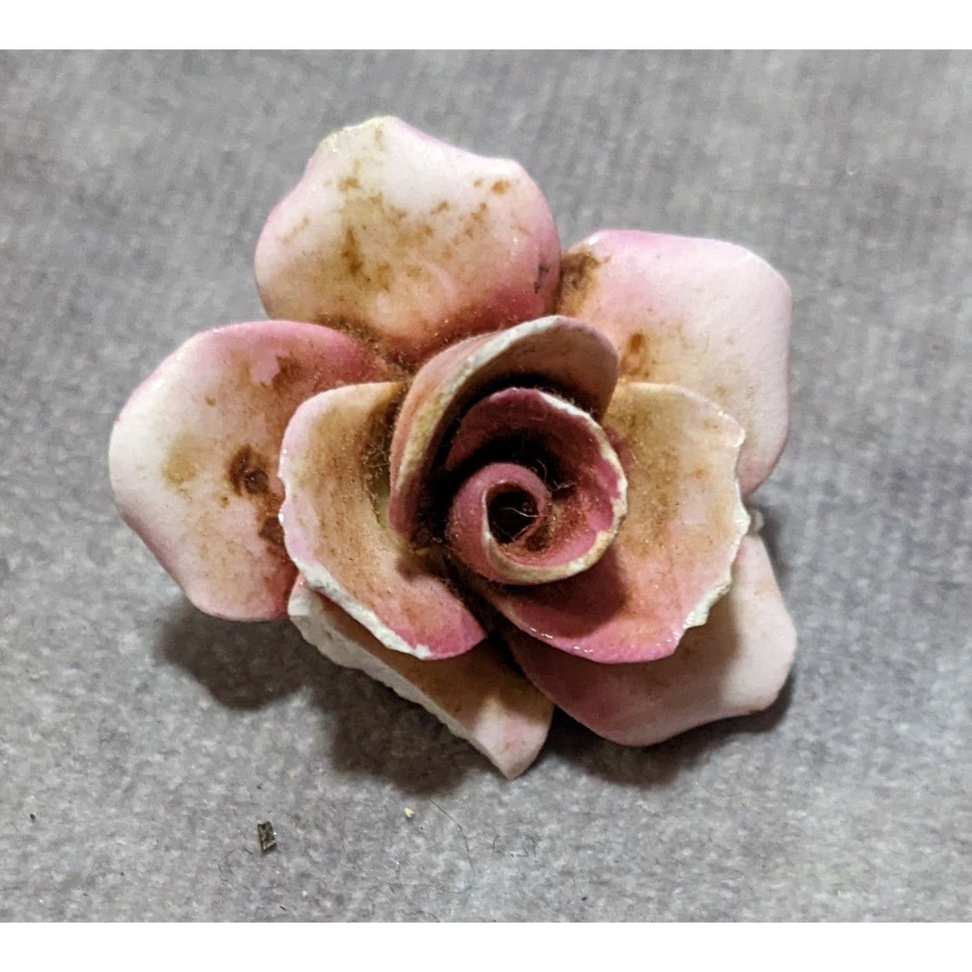 Other Vintage English Rose China Floral Brooch Size ONE SIZE - 5 Thumbnail