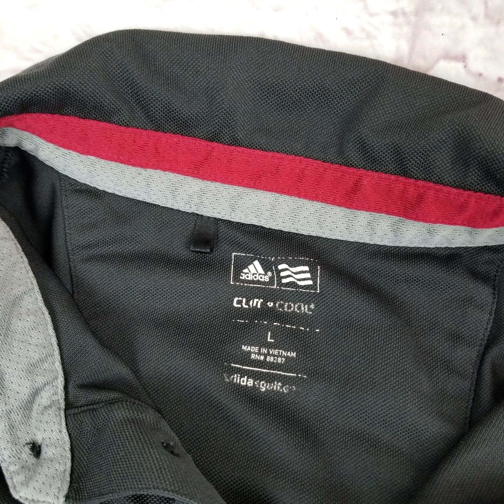 Adidas Adidas Climate Hiking Camping Fishing Shirt Mens Large Gray Short Sleeve Size US L / EU 52-54 / 3 - 7 Thumbnail
