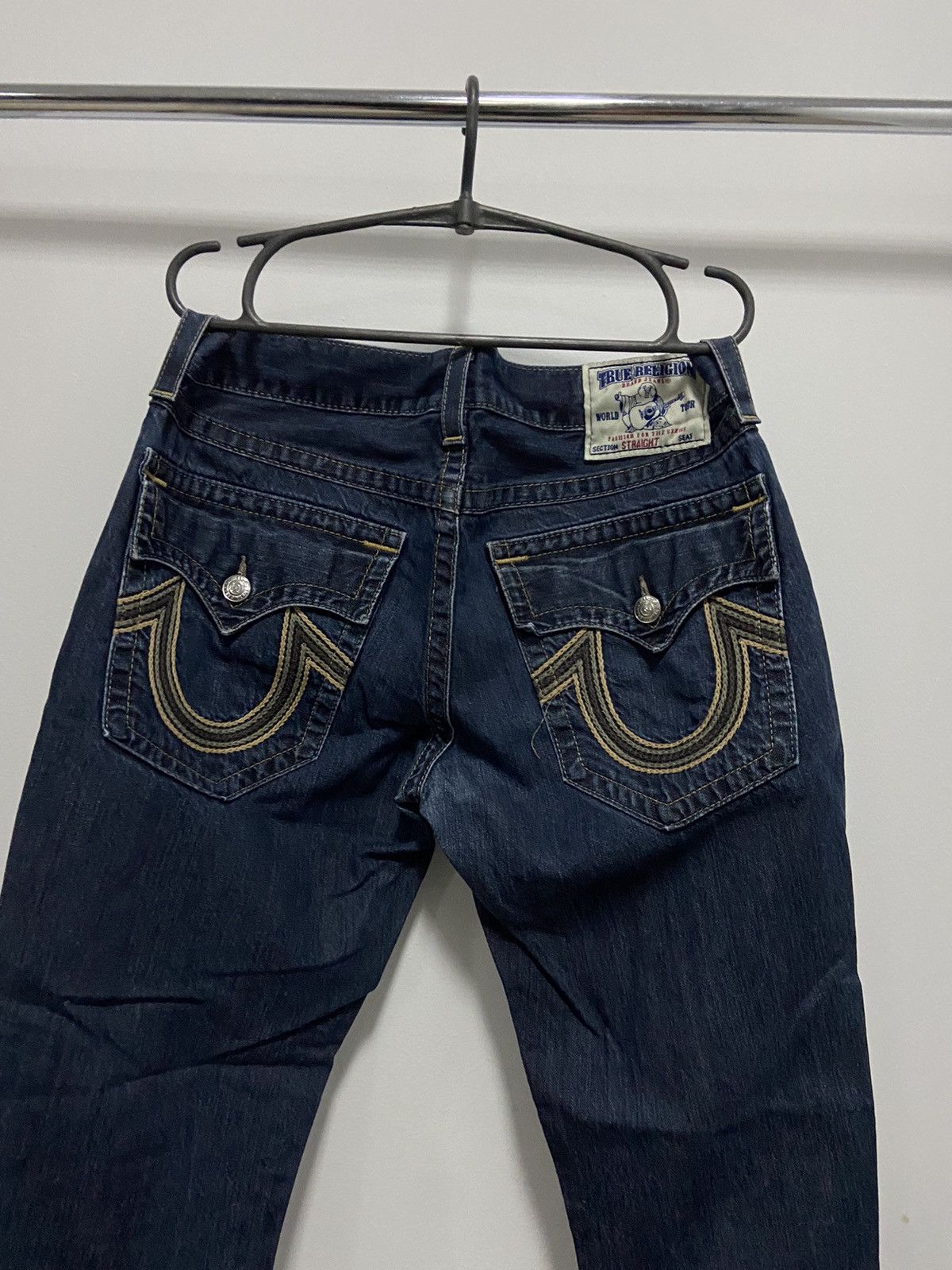 True Religion × Vintage True Religion straight jeans Pants Selvedge Vintage Size US 38 / EU 54 - 2 Thumbnail