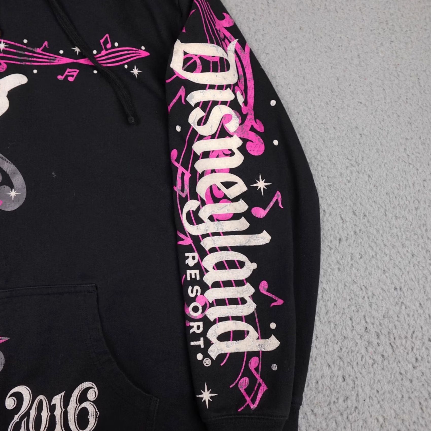 Disney Disney Mickey Mouse Sweatshirt Womens 1X Black Hoodie Zip Up 2016 Y2K Size XL / US 12-14 / IT 48-50 - 2 Thumbnail