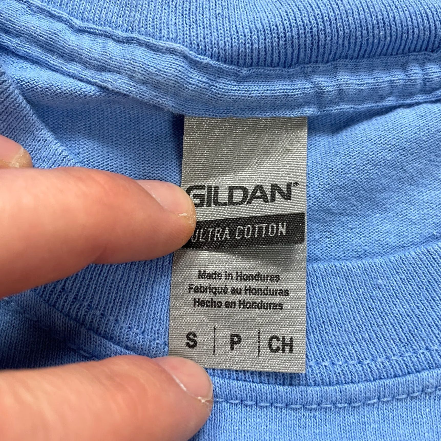 Gildan Gildan Womens Small Blue Long Sleeve Crew Neck Ultra Cotton Graphic Tee T-Shirt Size S / US 4 / IT 40 - 6 Thumbnail