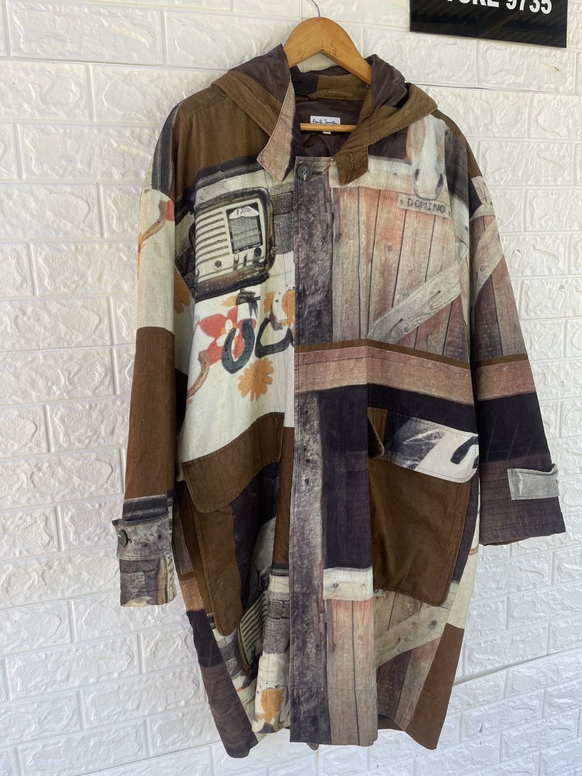 Japanese Brand × Paul Smith × Vintage Paul Smith 90s🔥Patchwork Over Print Jacket Size US M / EU 48-50 / 2 - 4 Thumbnail