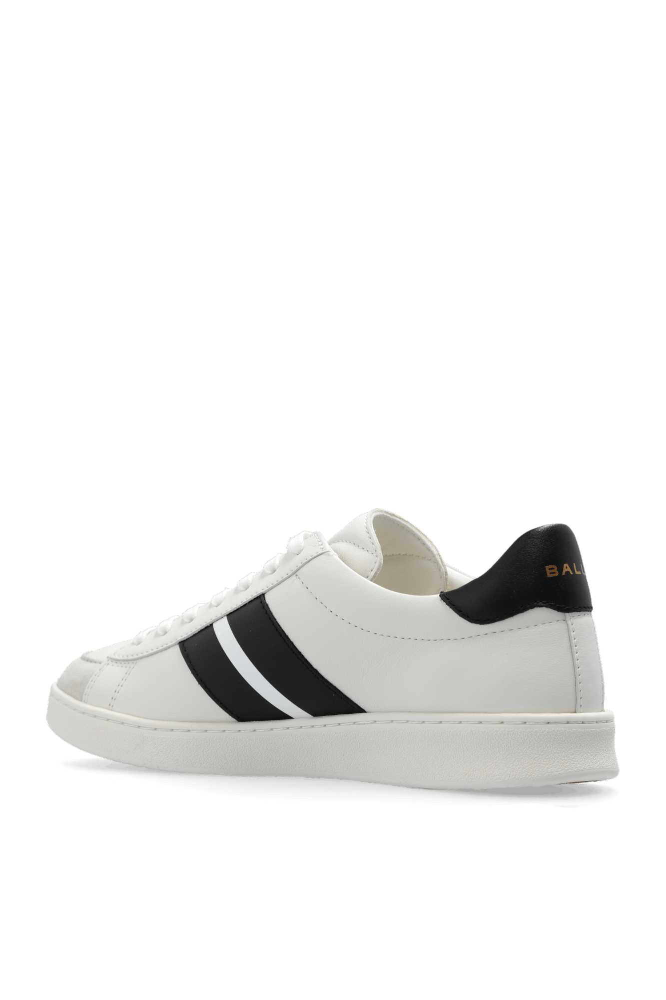 Bally o1s22i1n0125 Soft Leather Thiago Sneakers in White Black Size US 8 / IT 38 - 5 Thumbnail