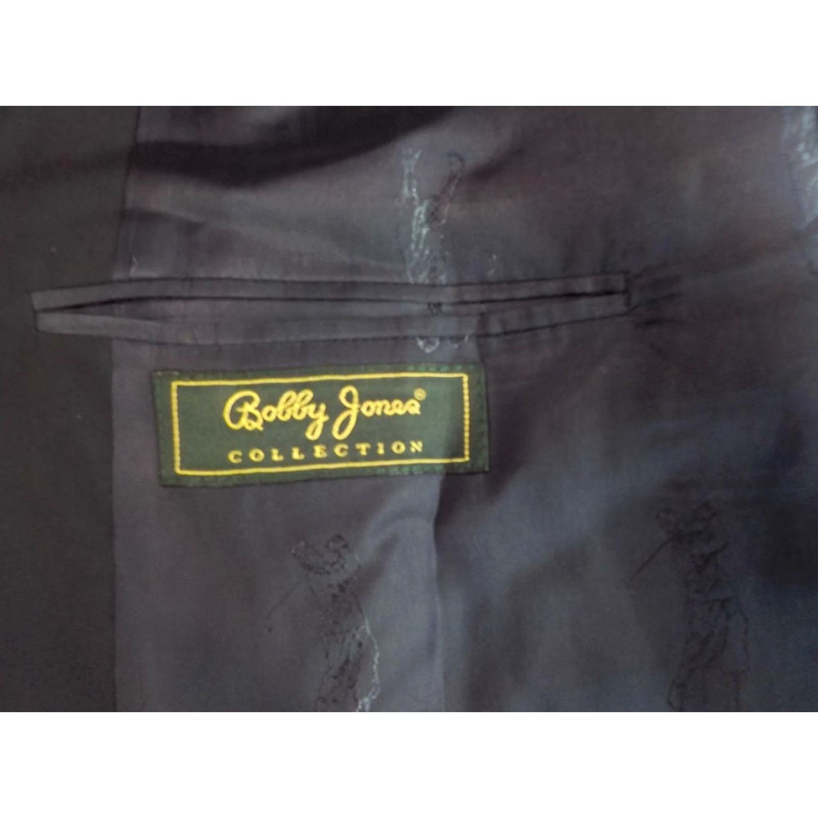 Vintage Bobby Jones Blazer 48L Navy 2 Gold Button Wool USA Mens Size 48R - 6 Thumbnail