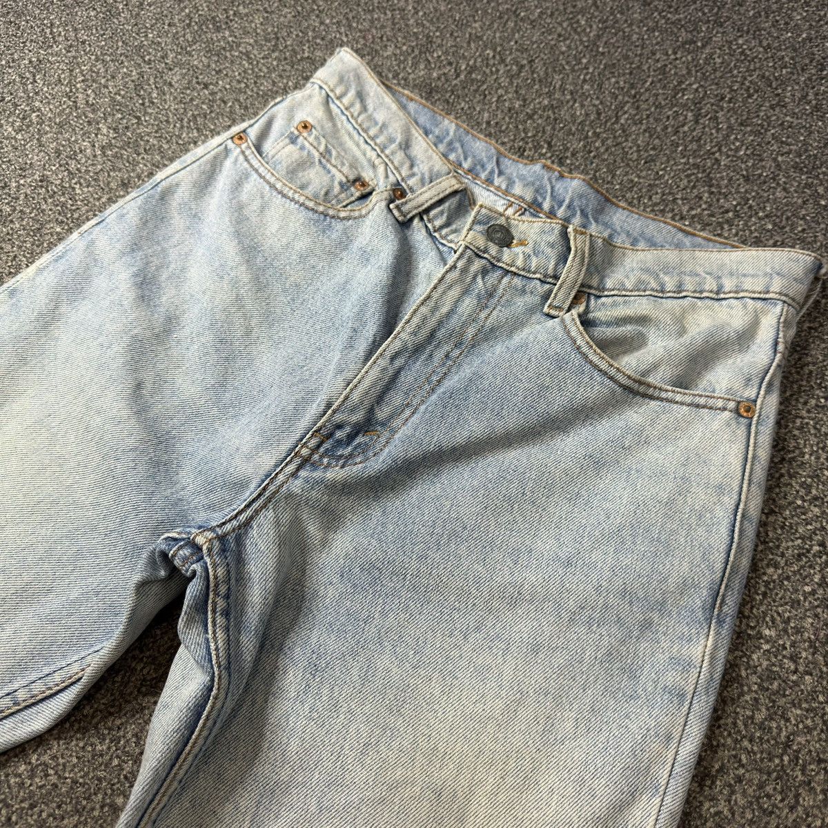Levi's Vintage 90s Levis 606-0217 Faded Aging Distressed Denim W30 Size US 30 / EU 46 - 3 Thumbnail