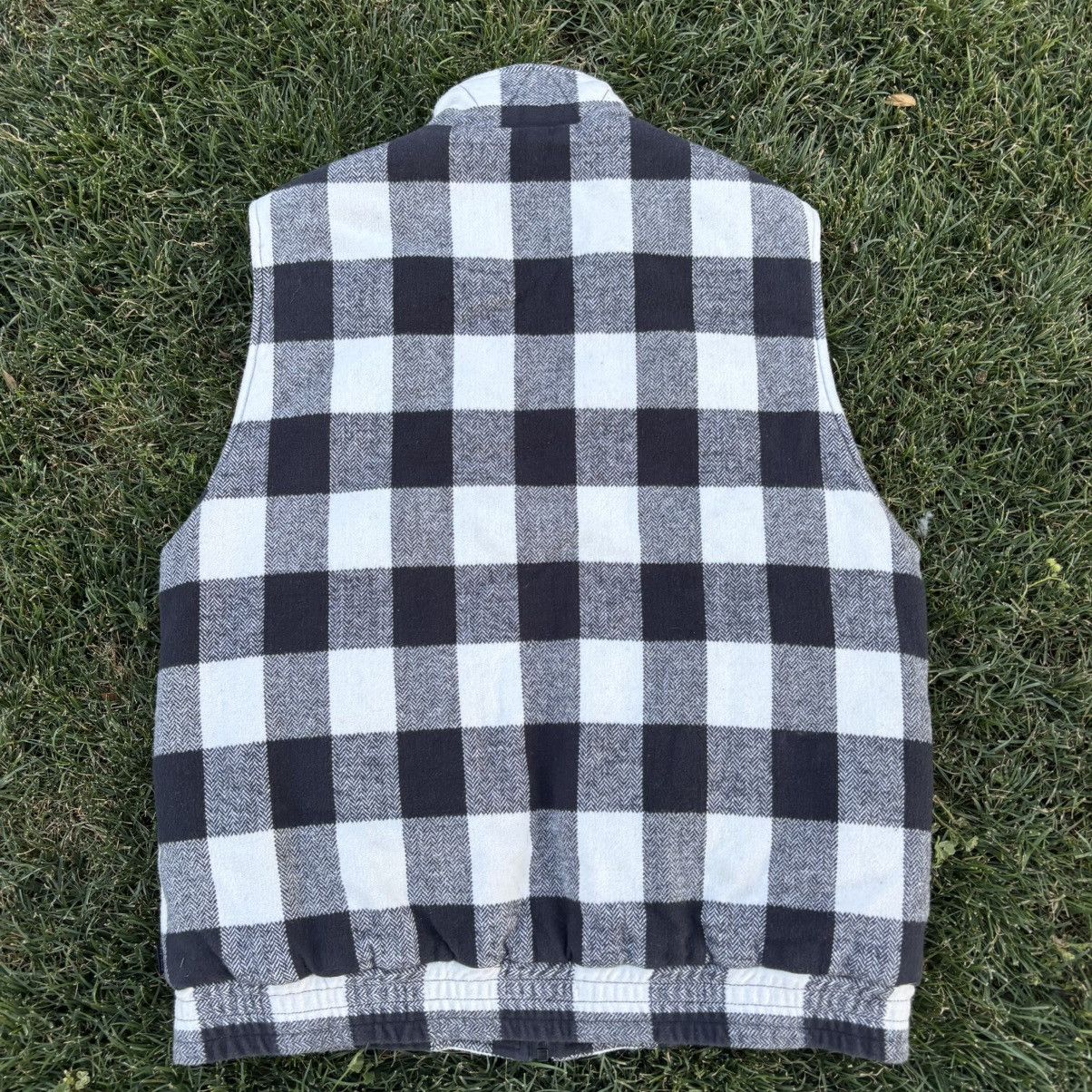 Supreme Men's Size Large Supreme FW14 Buffalo Plaid Flannel Vest Size US L / EU 52-54 / 3 - 2 Thumbnail