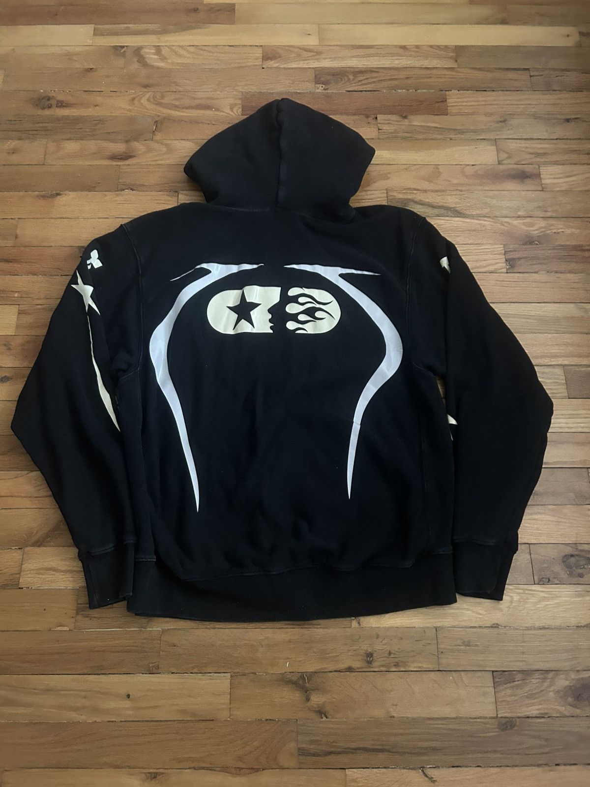 HELLSTAR Hellstar Sports Jet Black Hoodie Size US M / EU 48-50 / 2 - 2 Thumbnail