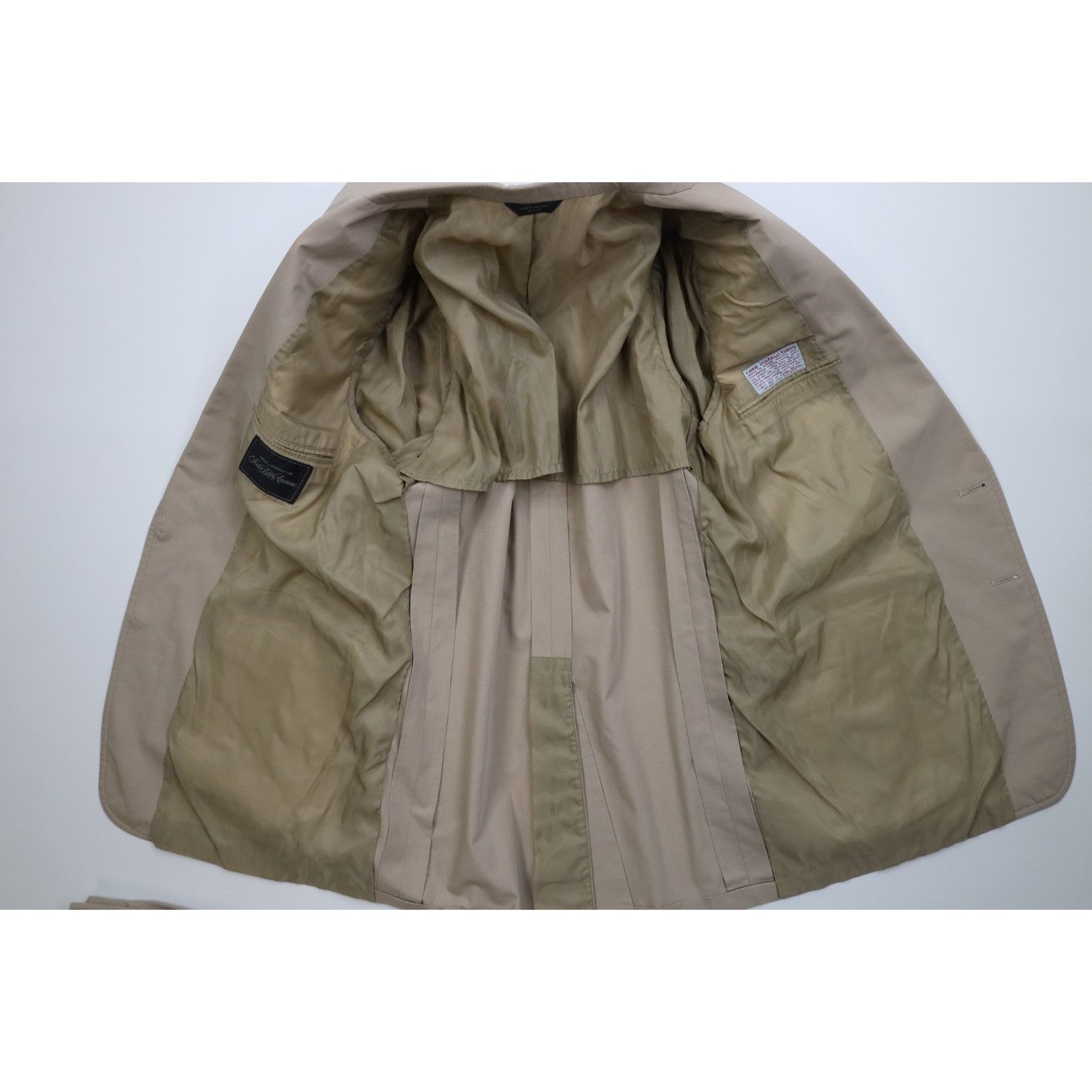 Saks Fifth Avenue Vintage 70s Saks Fifth Avenue 2 Piece Rayon Gabardine Suit Size 42R - 6 Thumbnail