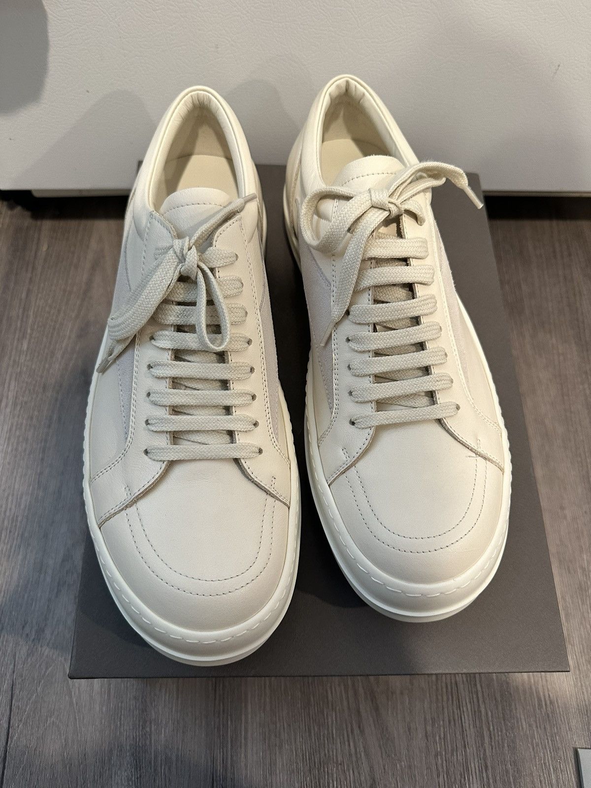 Rick Owens Rick owens mainline leather vintage low milk size 44 | Grailed