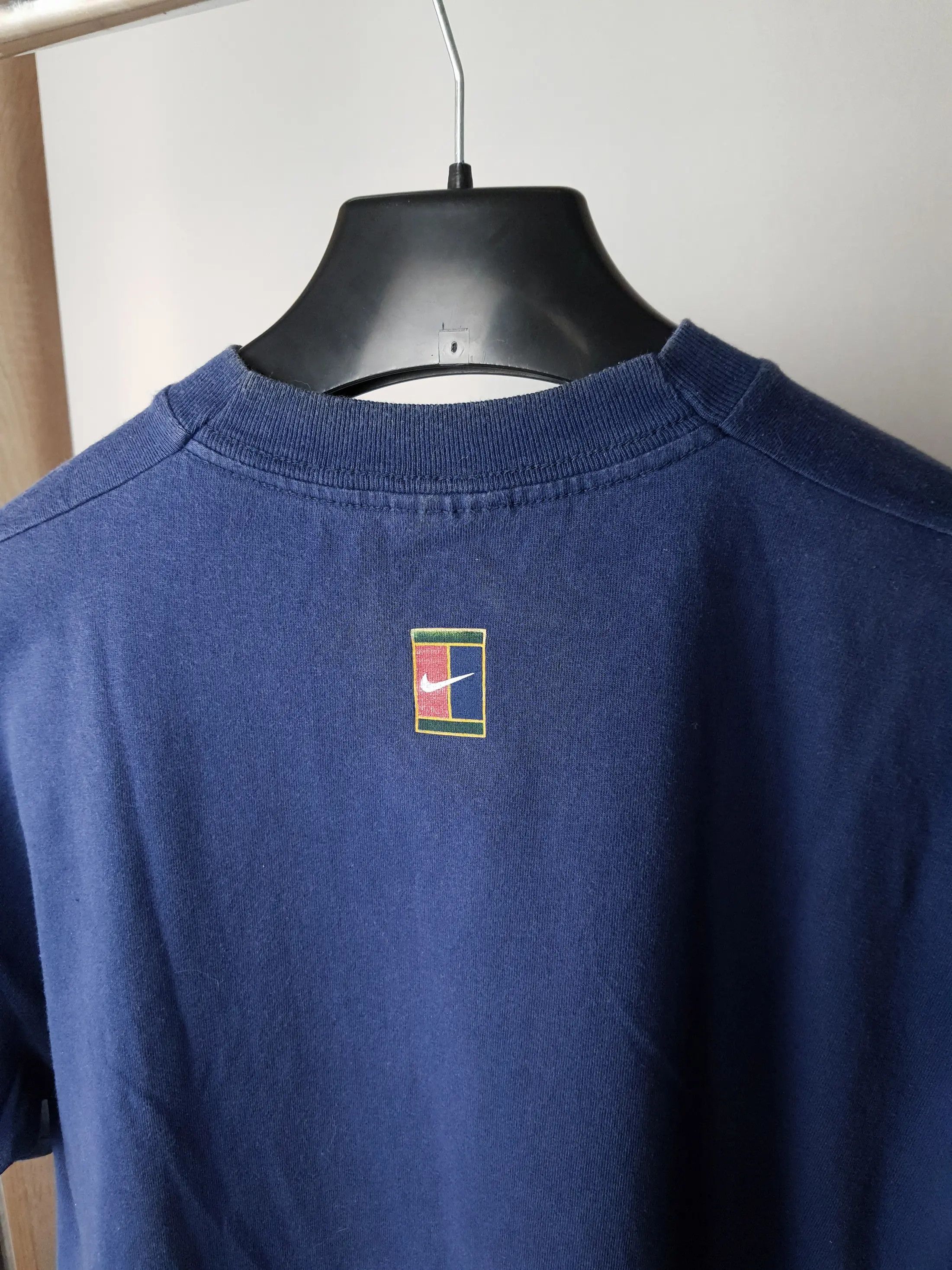 Nike GRAIL Nike TN USA Tennis Court Big Logo Blue T Shirt Size US M / EU 48-50 / 2 - 3 Thumbnail