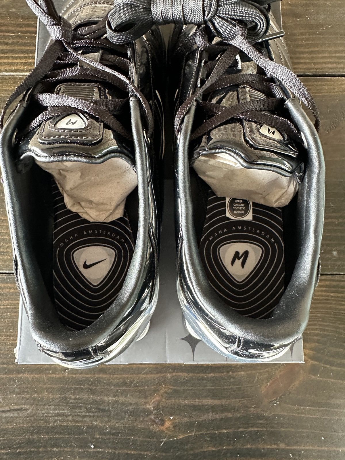 Nike Maha Amsterdam x Nike T90 Shox Black Silver Size US 8 / EU 41 - 8 Thumbnail