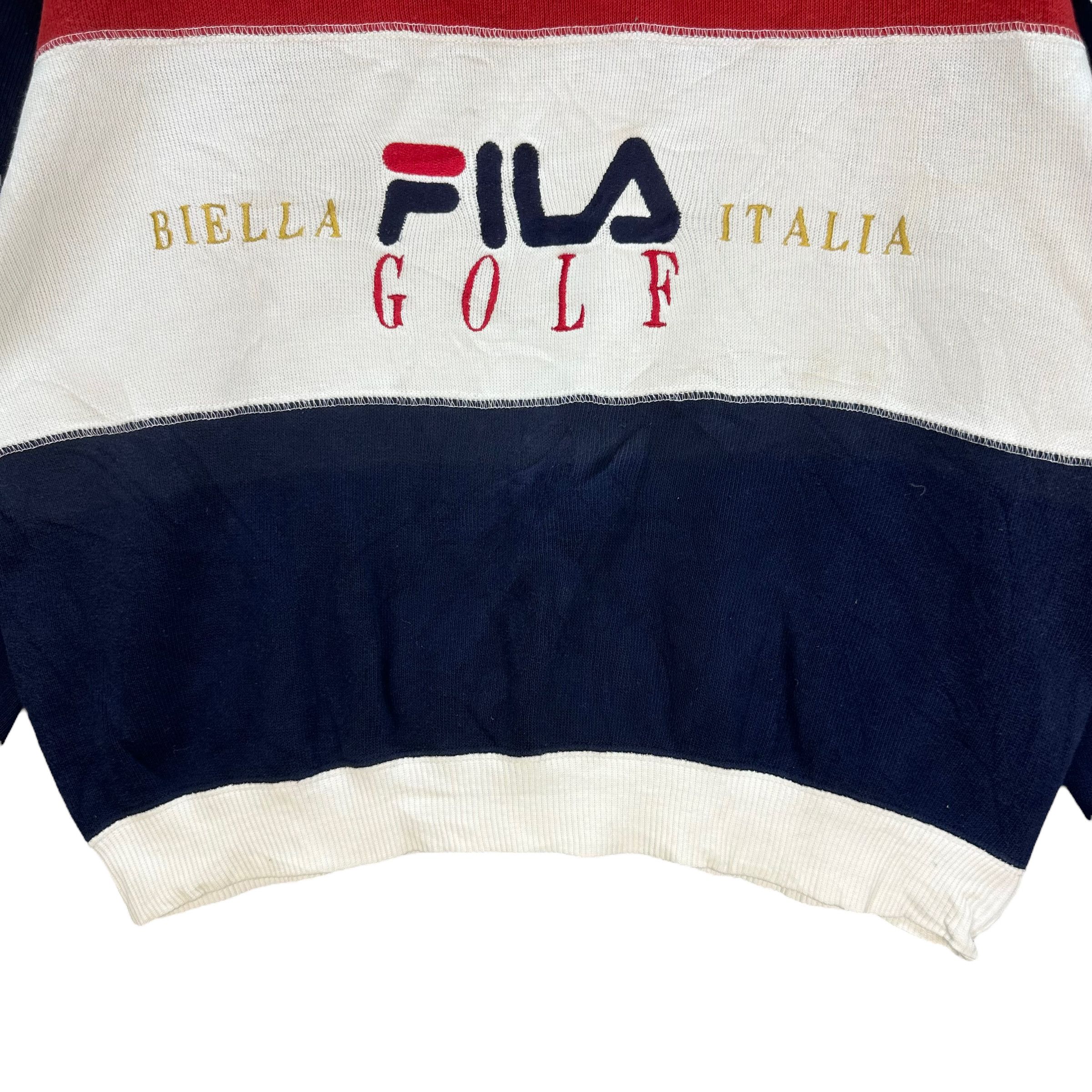 Fila FILA GOLF COLORBLOCK CROP SWEATSHIRTS #8419-008 Size M / US 6-8 / IT 42-44 - 3 Thumbnail
