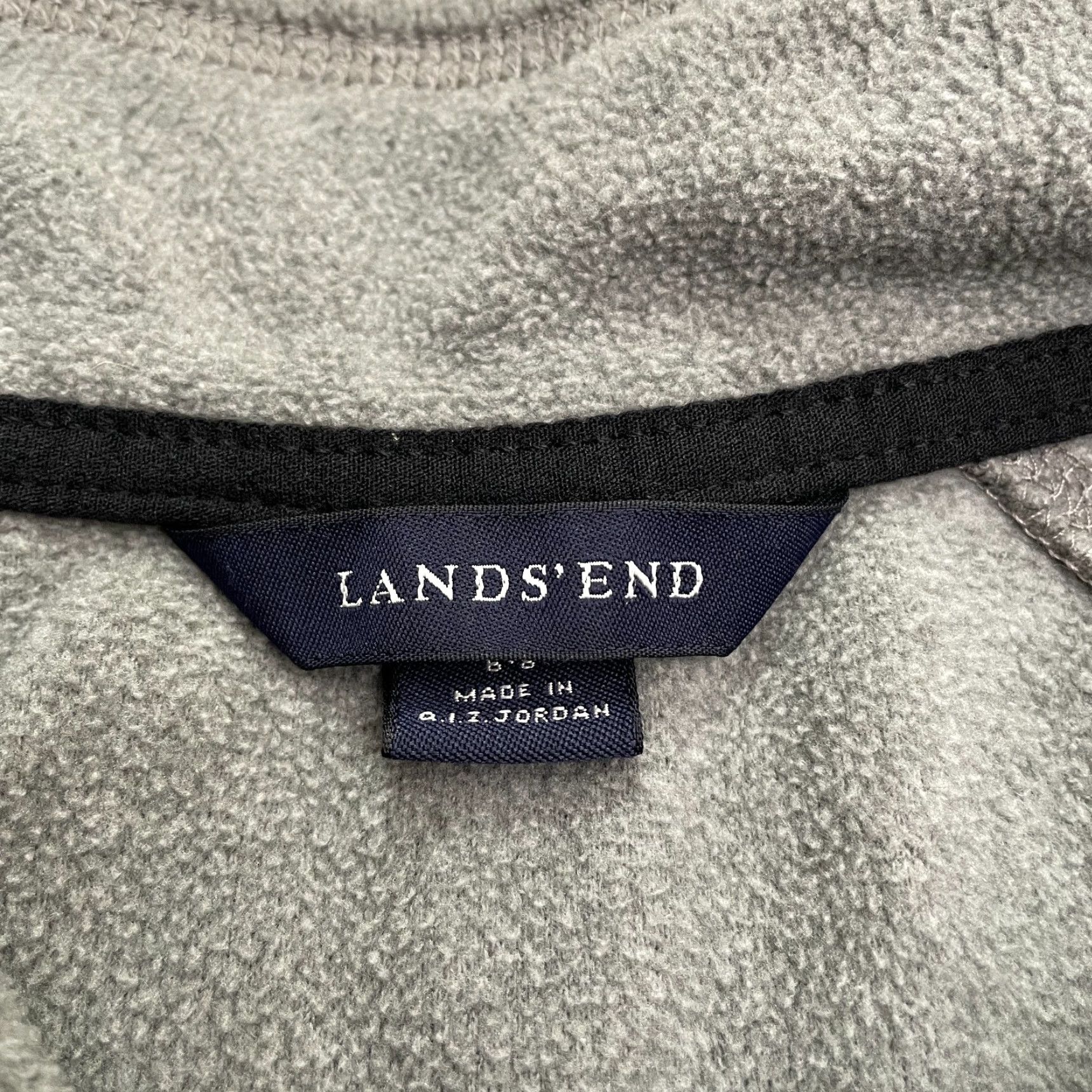 Lands' End Lands' End Vest Womens Small Gray Full Zip Fleece Pockets Outdoor Size S / US 4 / IT 40 - 6 Thumbnail