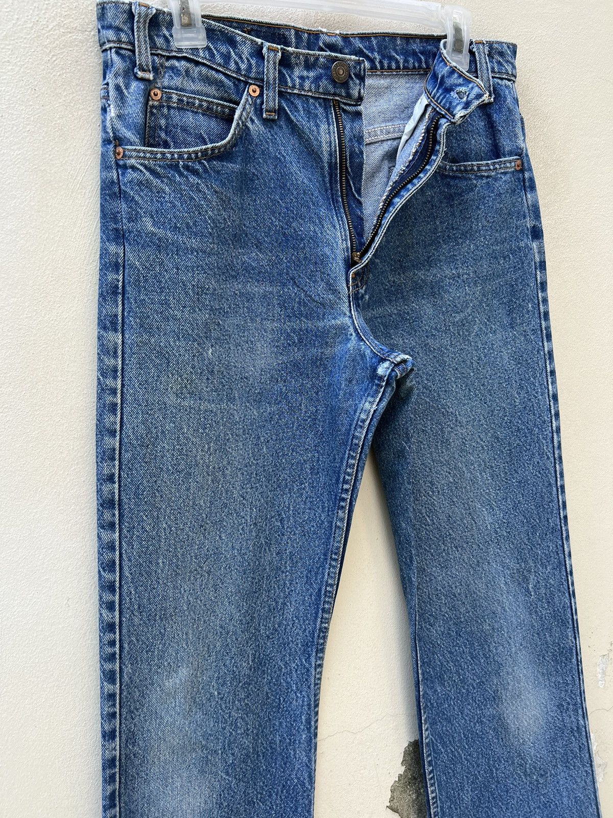 Levi's × Vintage Vintage Early 90s Levi’s 517 Orange Tab Denim Flare Jeans Size US 31 - 7 Thumbnail