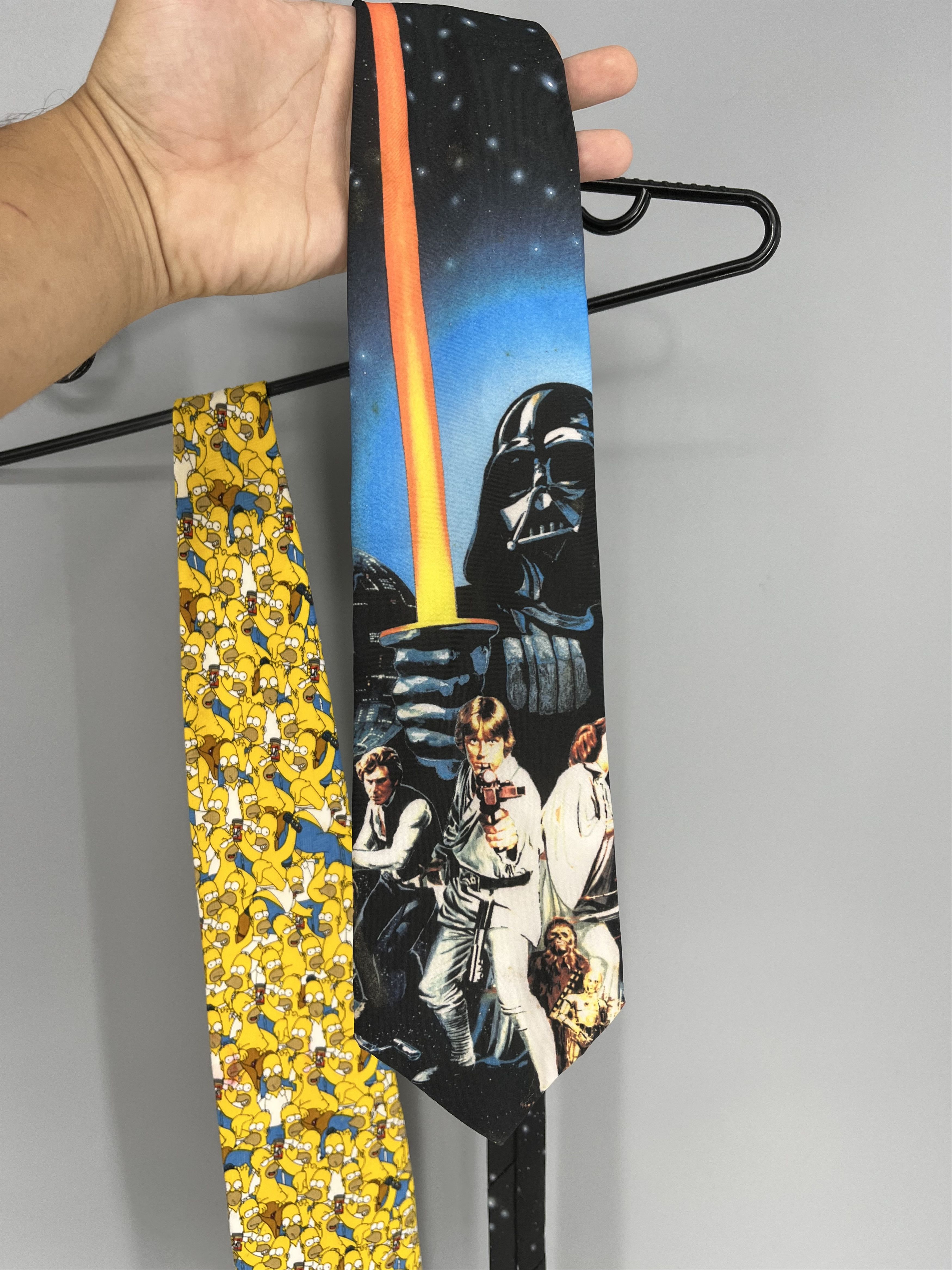 Star Wars Rare The Simpsons Star Wars Lot Of 2 Vintage 90s Size ONE SIZE - 5 Thumbnail