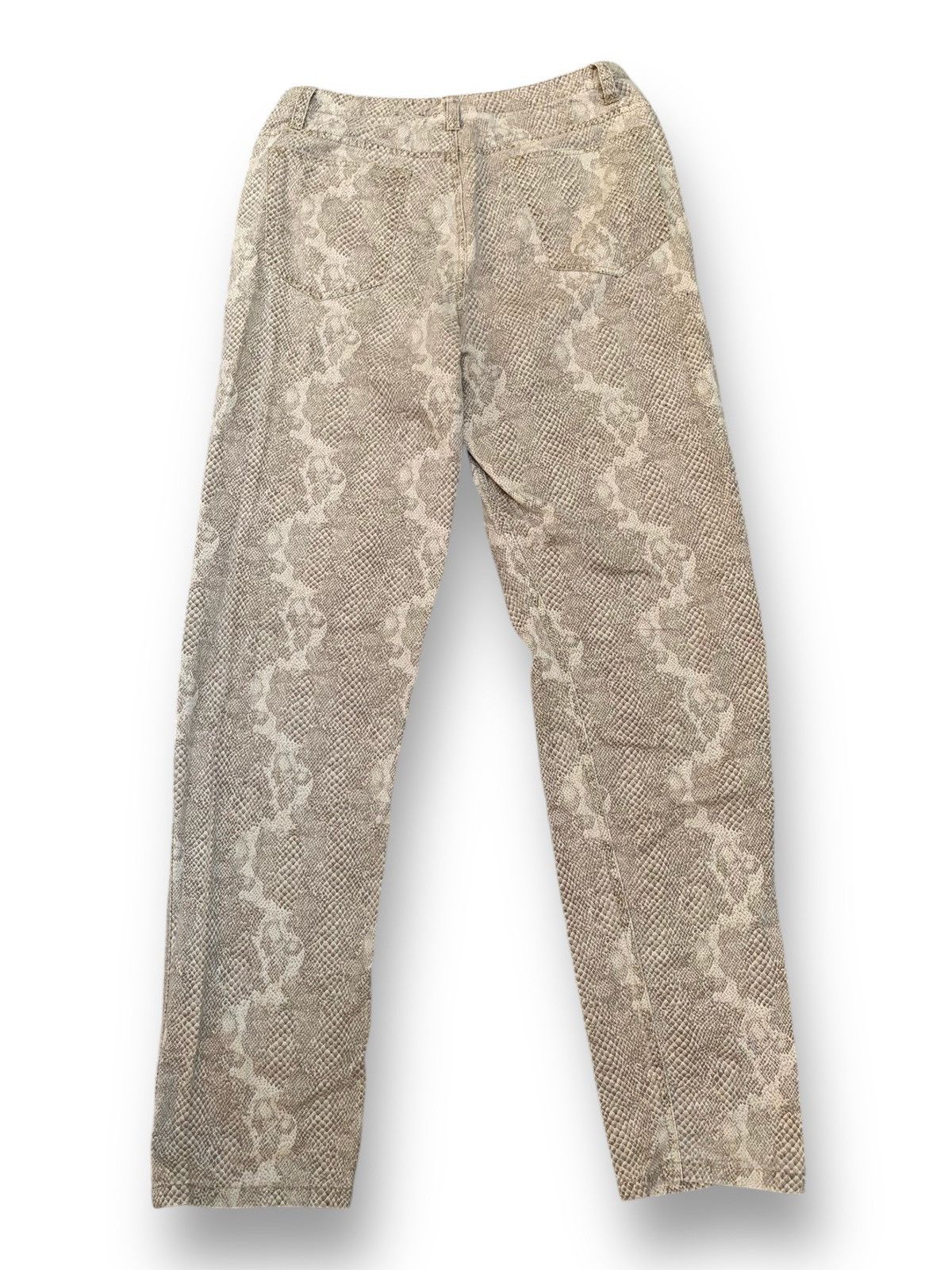 Japanese Brand Rare! Liz Claiborne Snake Skin Design Pants Jeans Size US 30 / EU 46 - 2 Thumbnail