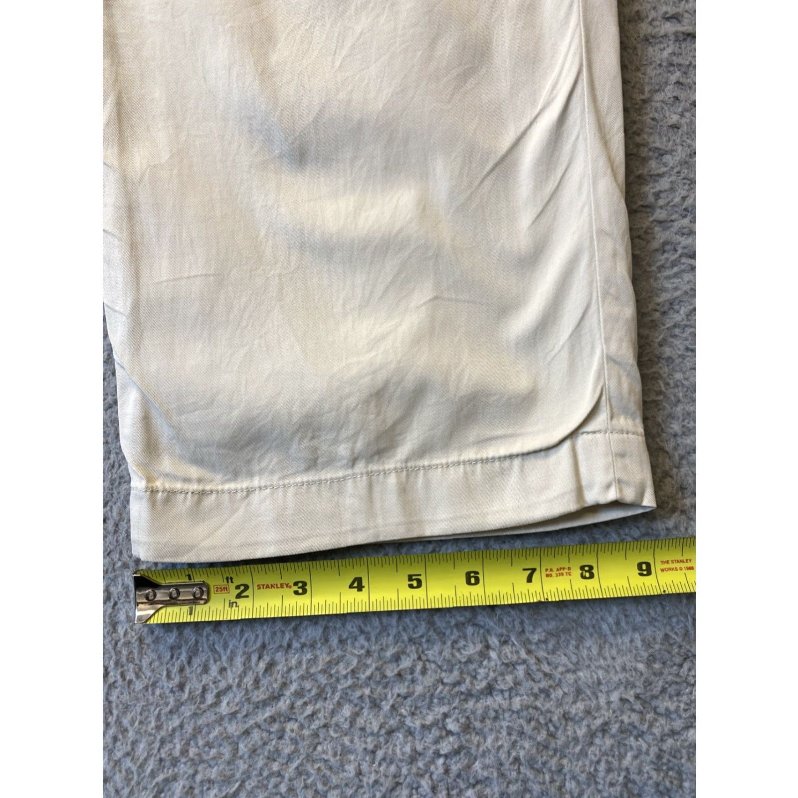Polo Ralph Lauren VINTAGE Polo Ralph Lauren Men's Chino Pants Classic Pleated Straight Fit 38x32 Beige Polo Logo Size US M / EU 48-50 / 2 - 5 Thumbnail