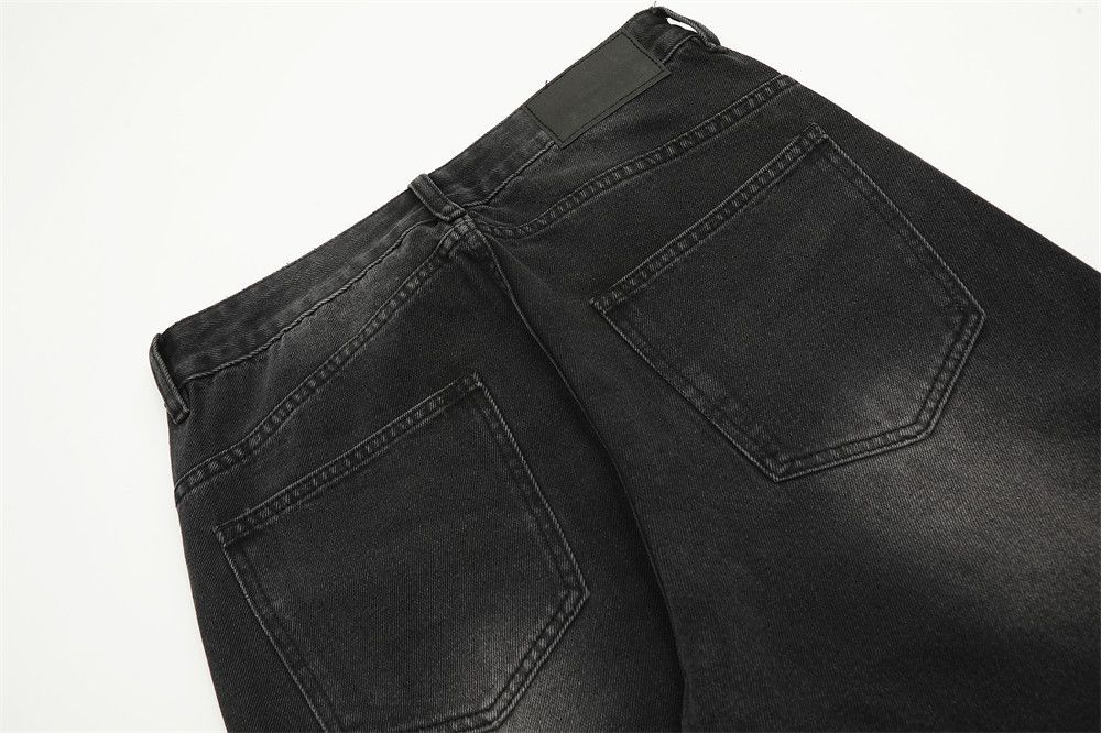 Japanese Brand × Jean Men's street style washed distressed straight jeans Size US 34 / EU 50 - 6 Thumbnail