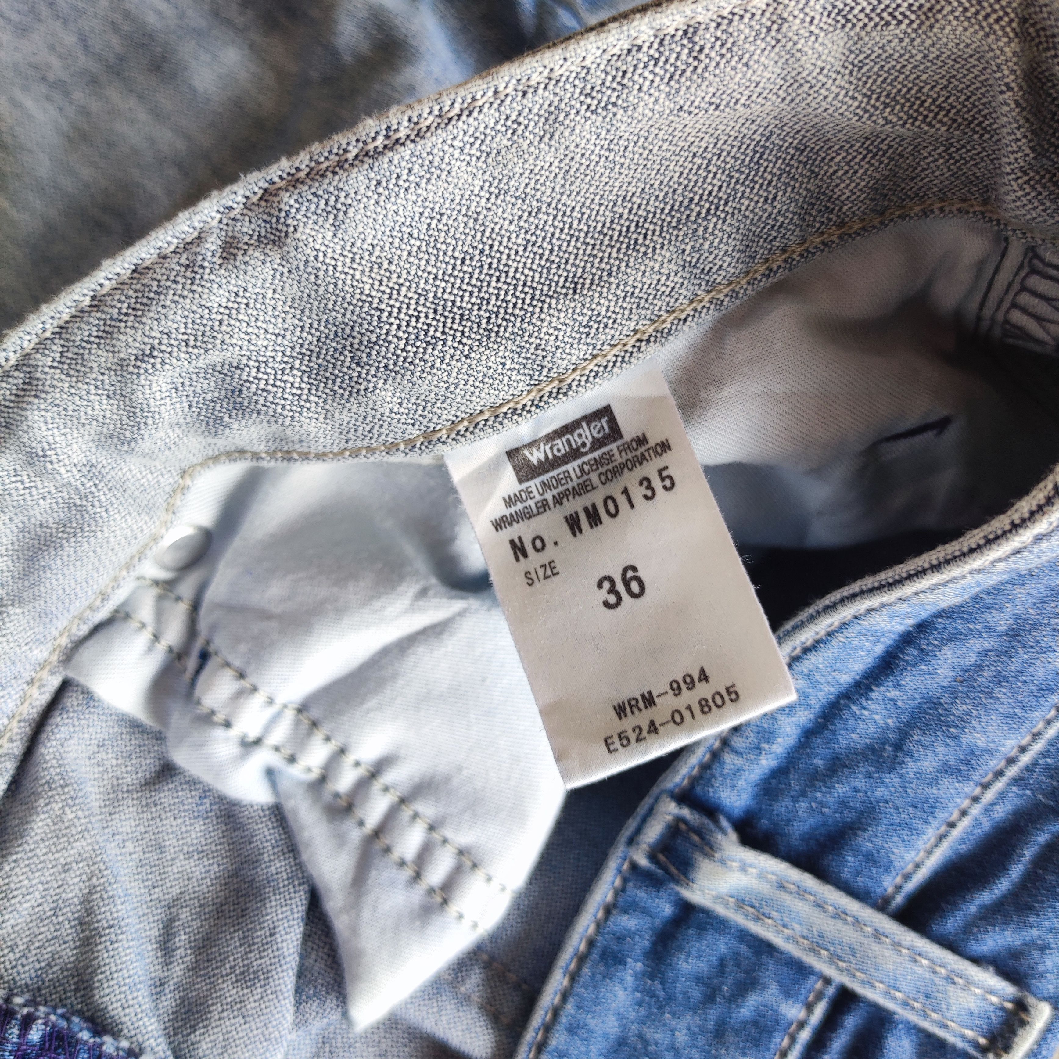 Wrangler Vintage Wrangler Brand Faded Jeans Ripped Pants Size US 37 - 7 Thumbnail