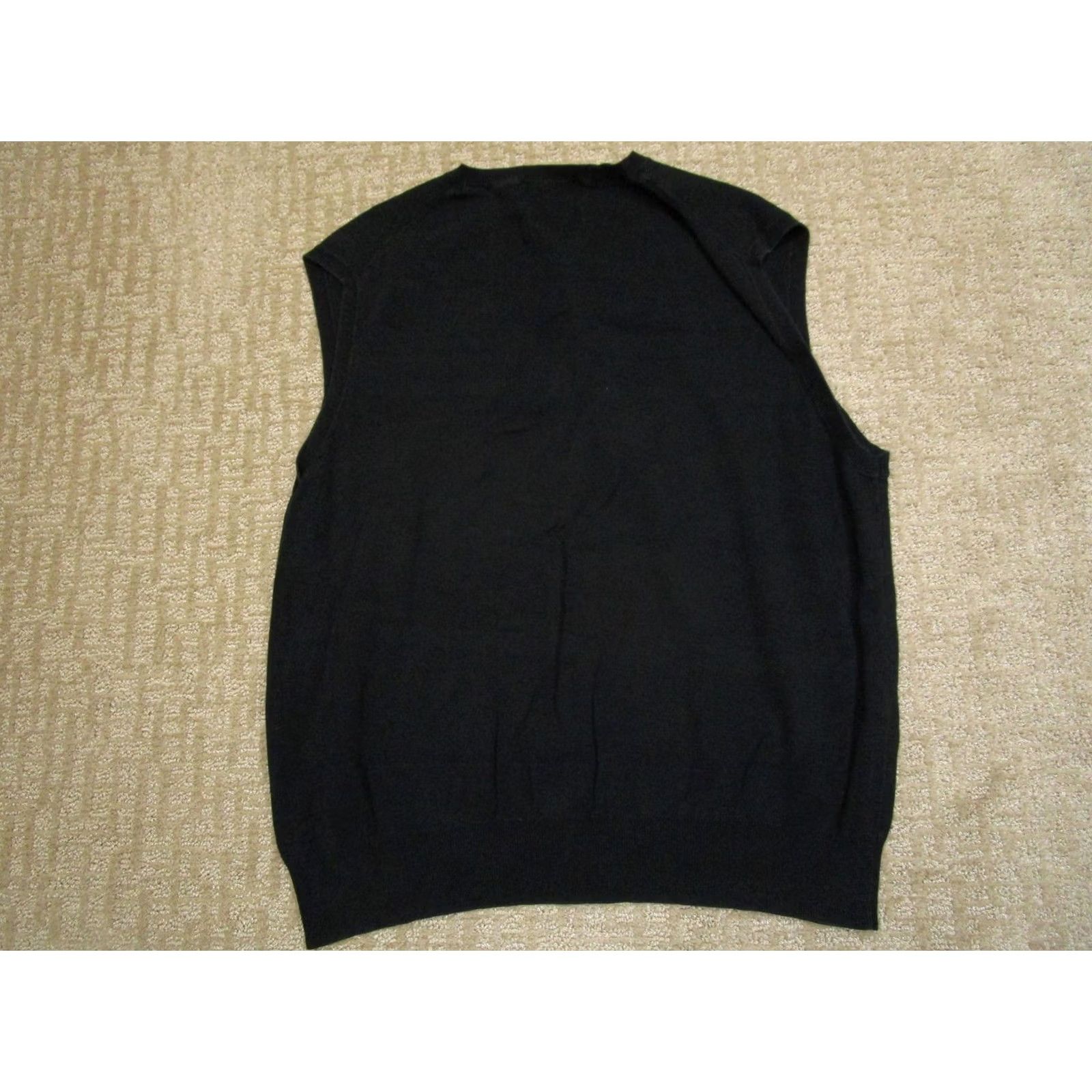 Polo Ralph Lauren Polo Ralph Lauren Sweater Vest Mens XL Black Red Pony V-Neck Pullover Classic Size US XL / EU 56 / 4 - 3 Thumbnail
