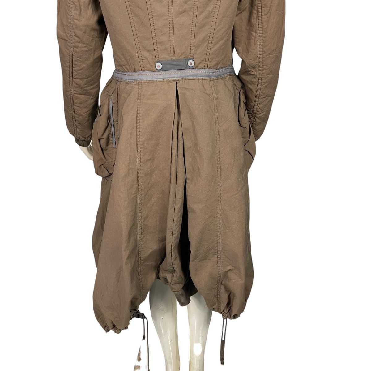 Marithe + Francois Girbaud Marithe Francoise Girbaud Parachute Bondage Hooded Parka Size S / US 4 / IT 40 - 18 Thumbnail