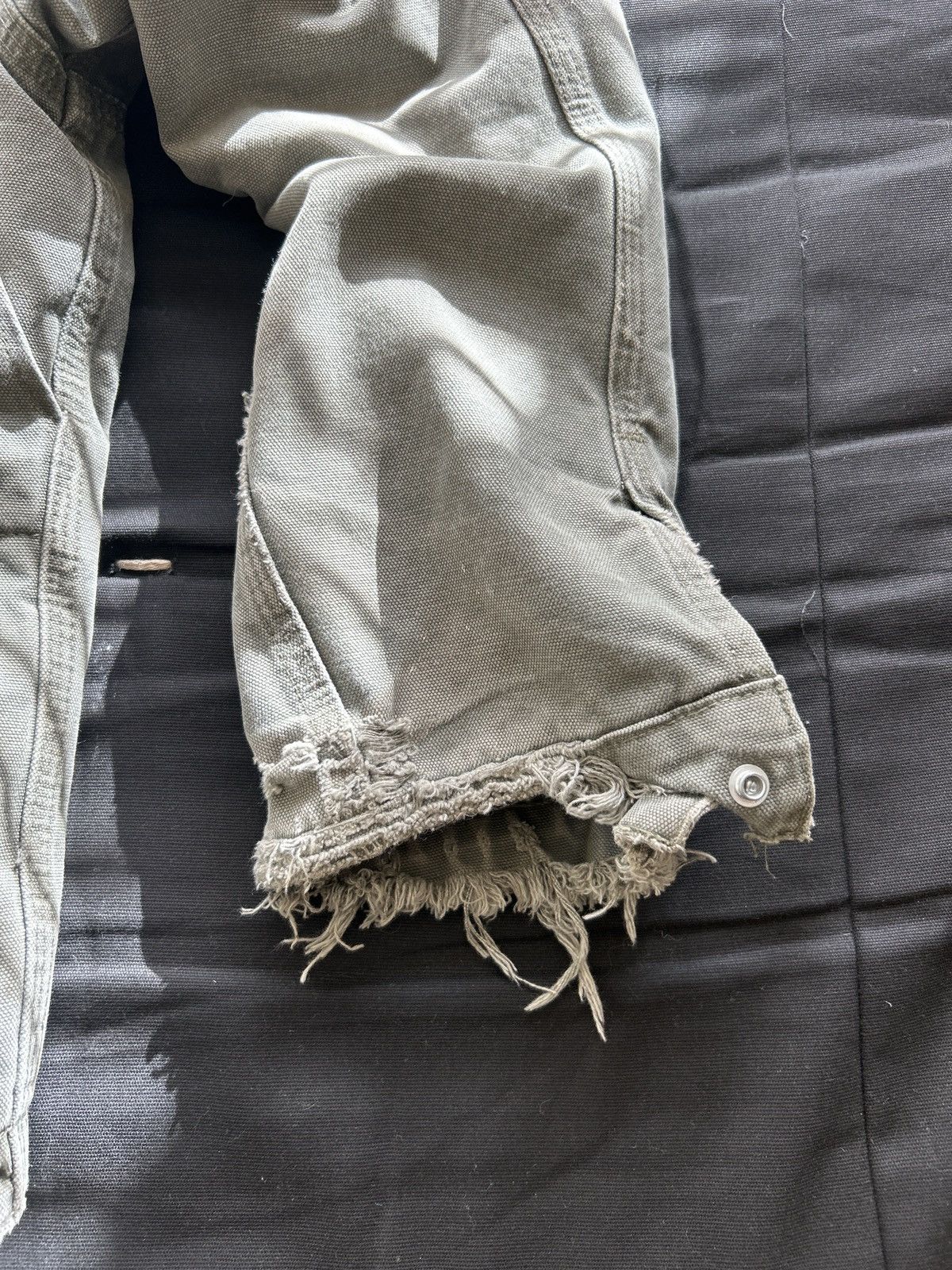 Carhartt Vintage Distressed Lined Carhartt jacket fringe Size US XXL / EU 58 / 5 - 4 Thumbnail