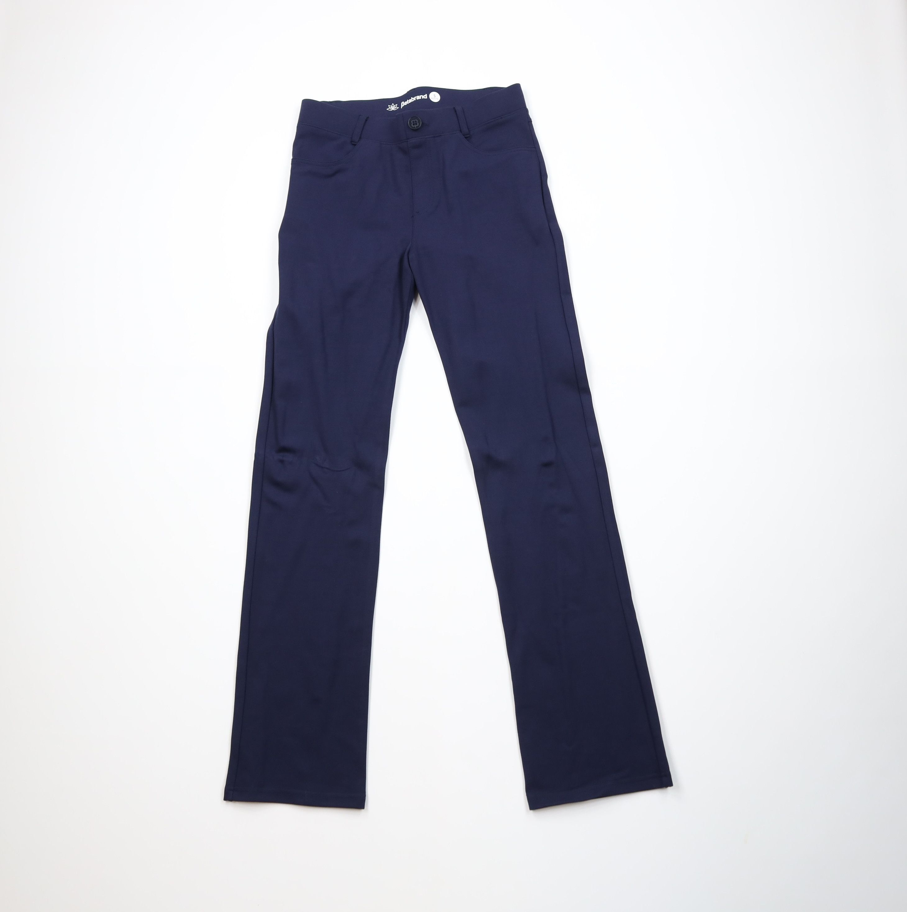 Betabrand Betabrand Stretch Dress Pant Yoga Pants Navy Blue Size 28" / US 6 / IT 42 - 1 Thumbnail