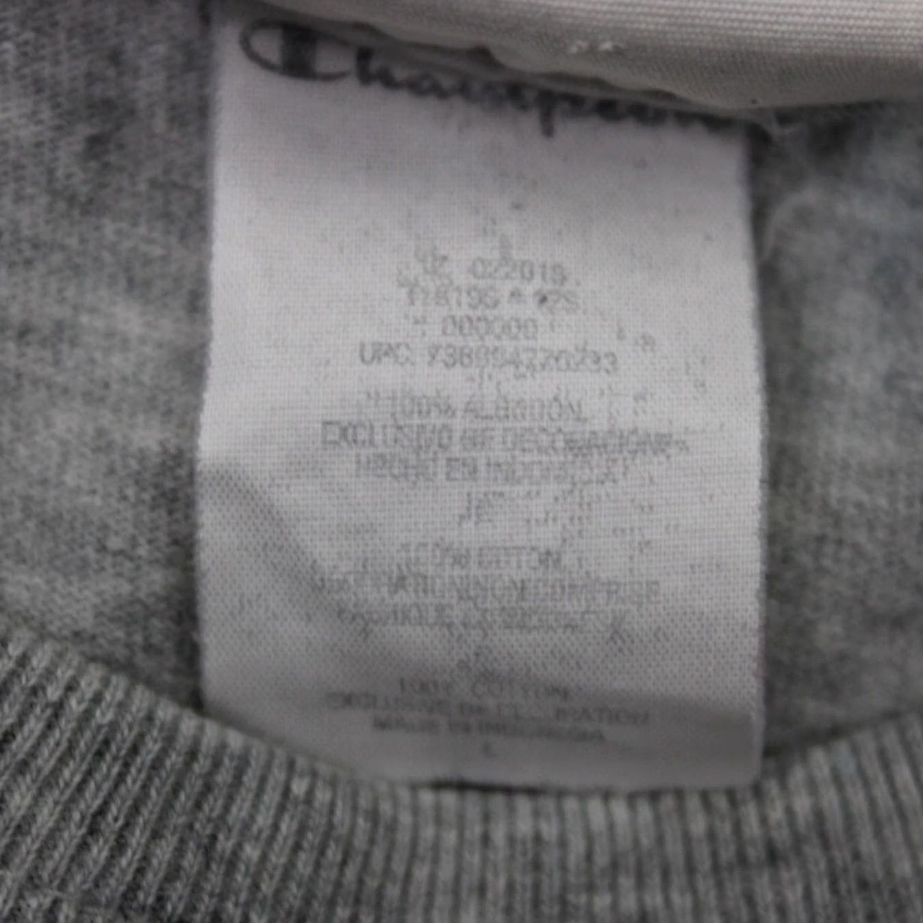Champion Champion Shirt Mens Large Gray Heritage Athletic AOP All Over Print S/S T-Shirt Nike Shirt? Size US L / EU 52-54 / 3 - 5 Thumbnail