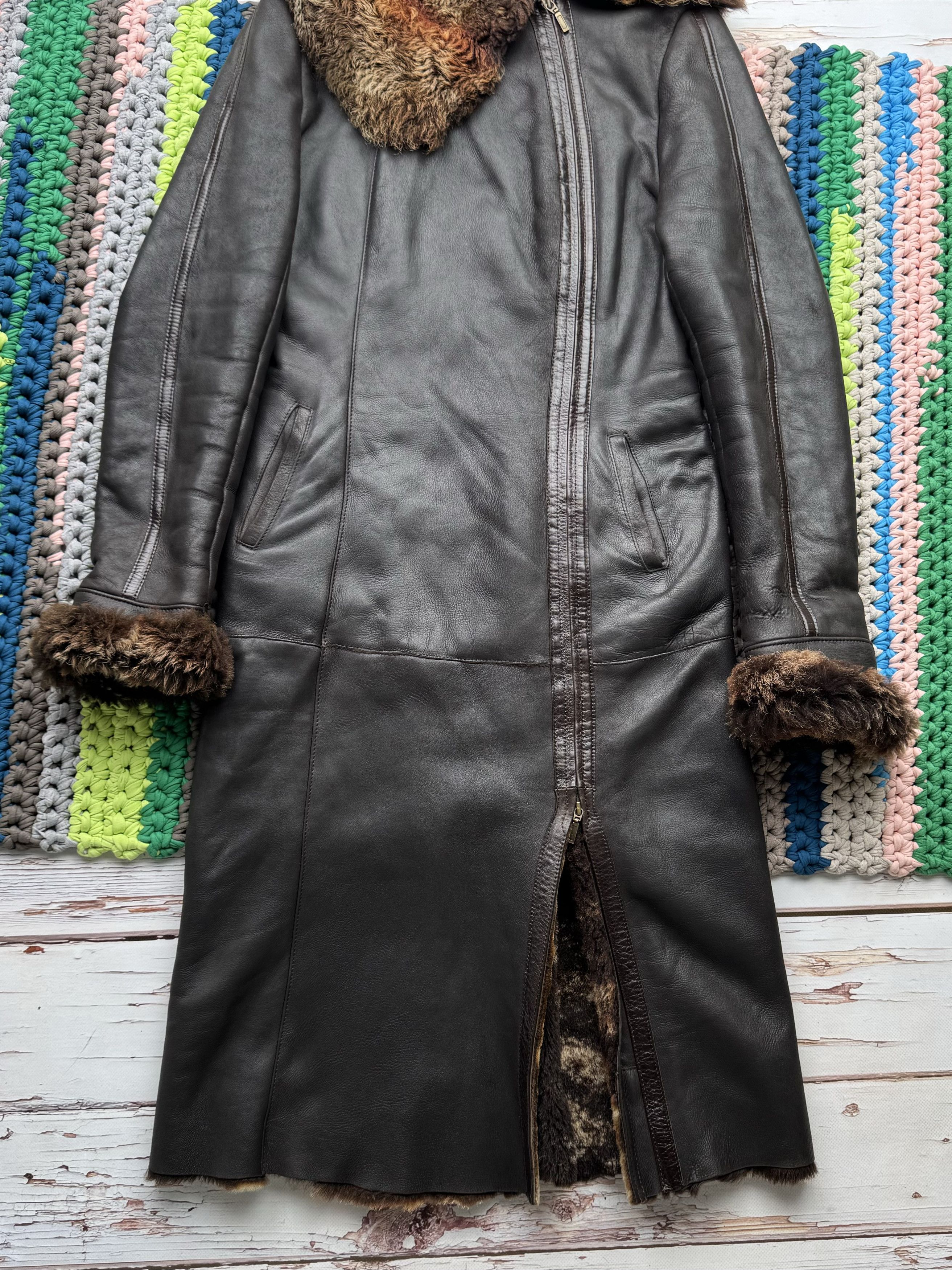 Vintage Vintage Real Sheepskin Coat (ET1) Size M / US 6-8 / IT 42-44 - 3 Thumbnail