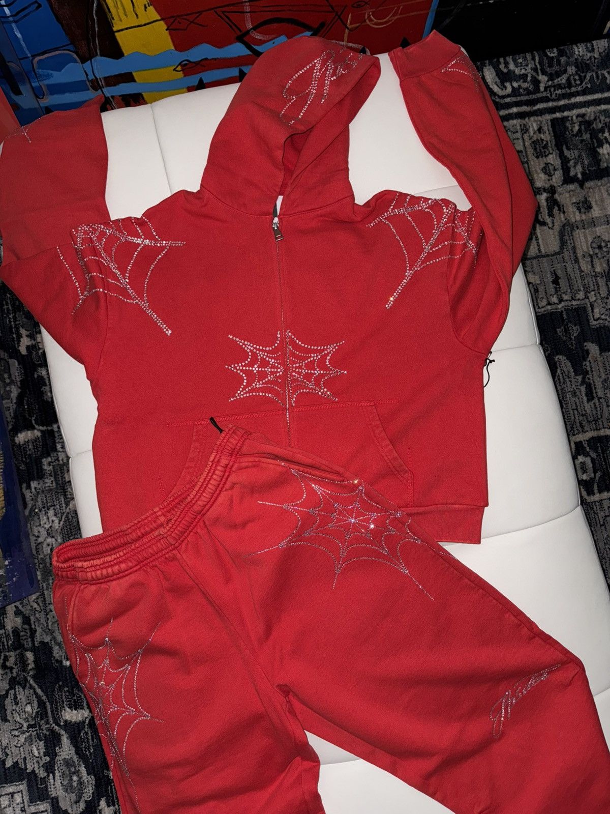 Sp5der WEB sweatsuit Size US M / EU 48-50 / 2 - 2 Thumbnail