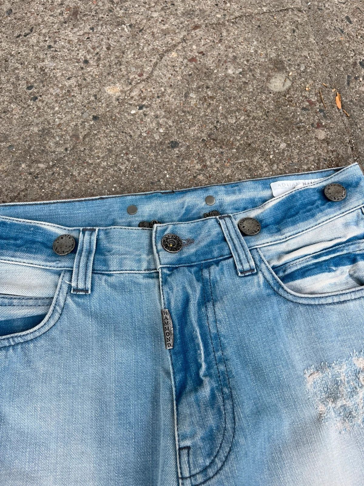 Vintage Vintage 00s Adrian Hammond Denim Shorts W30 Size US 30 / EU 46 - 3 Thumbnail