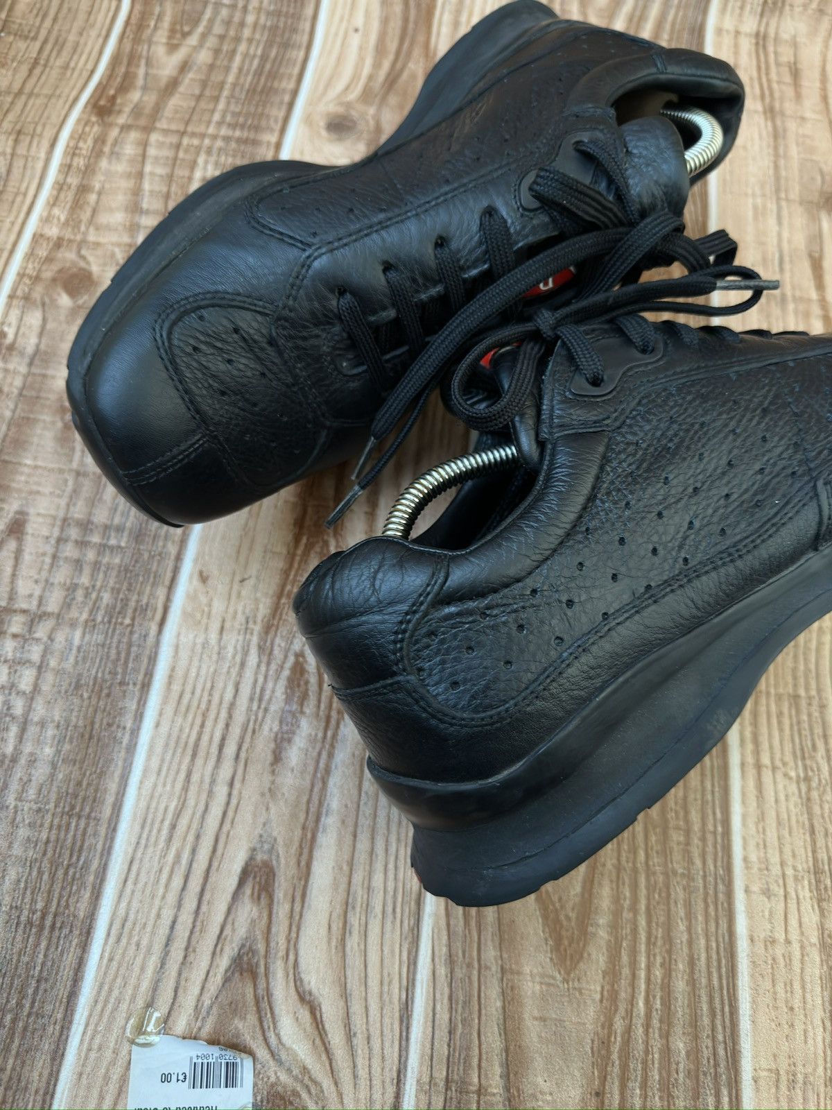 Prada Vintage Prada Sport Allacciata Regata Gym Nero Sneakers. Size US 7.5 / EU 40-41 - 14 Thumbnail