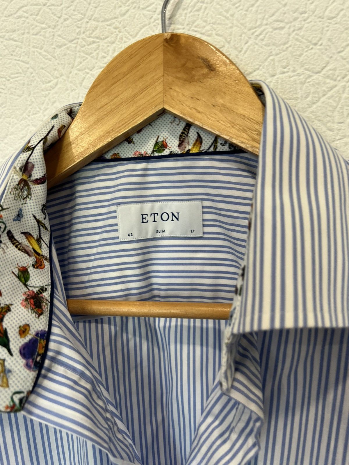 Eton Eton Blue Button Up Shirt Classic Size US L / EU 52-54 / 3 - 2 Thumbnail