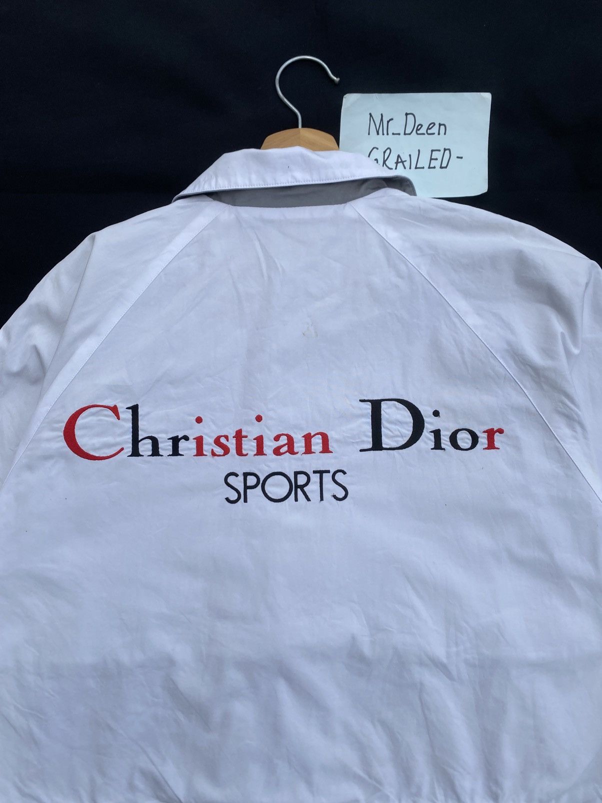 Christian Dior Monsieur Rare Vtg Christian Dior Spellout Reversible Cotton Jacket Size US M / EU 48-50 / 2 - 2 Thumbnail