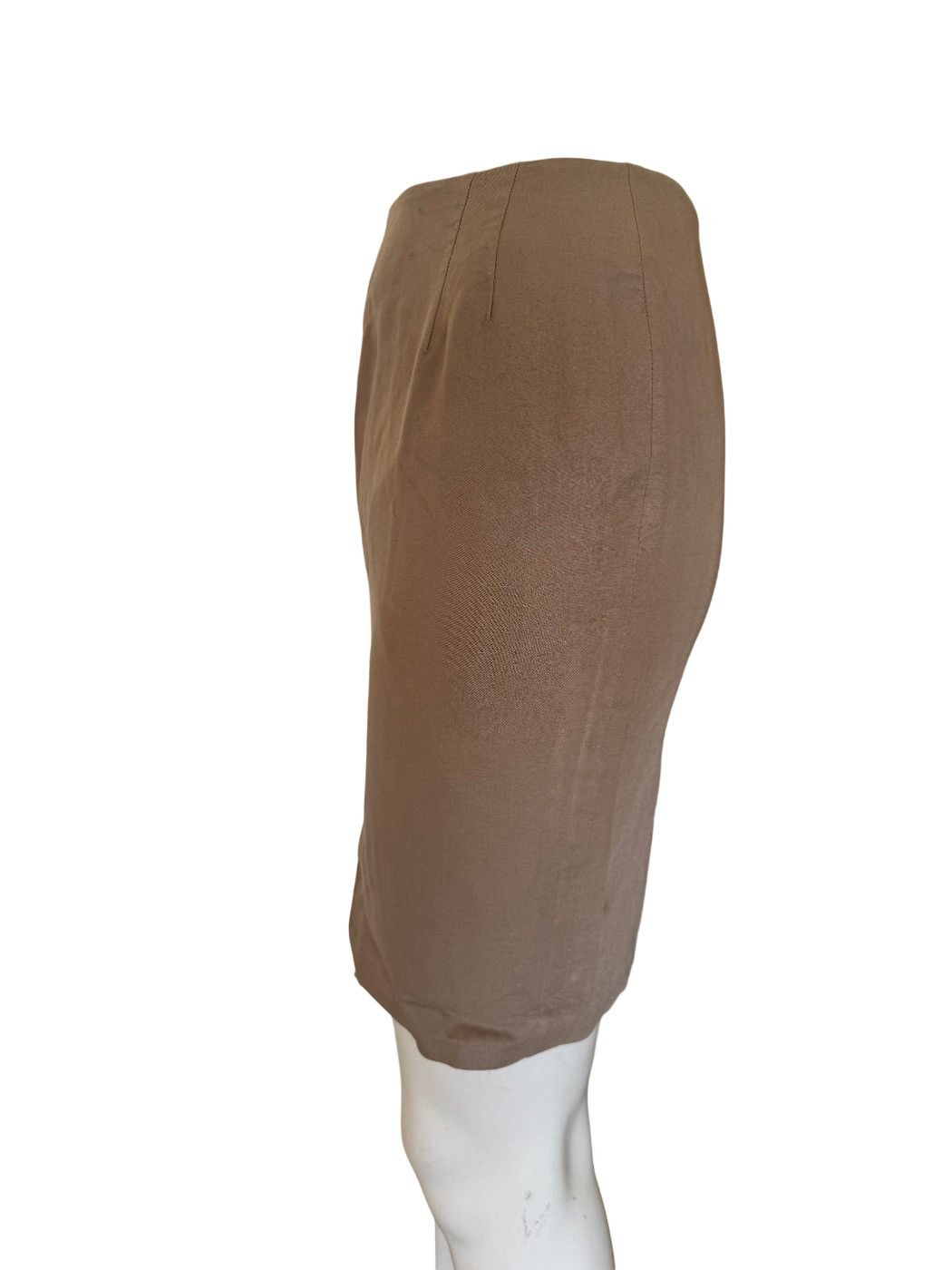 Preston & York Preston & York 6 petite tan taupe Vintage 90s skirt Size 28" / US 6 / IT 42 - 3 Thumbnail