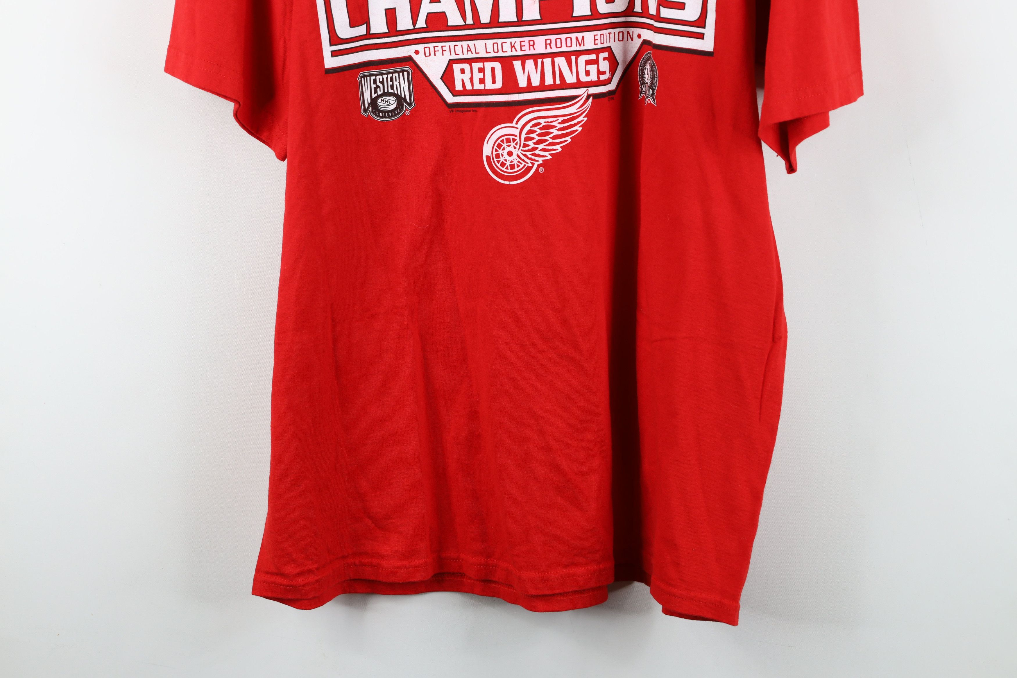 Vintage Vintage Y2K 2003 Edition Detroit Red Wings Hockey T-Shirt Size US L / EU 52-54 / 3 - 3 Thumbnail