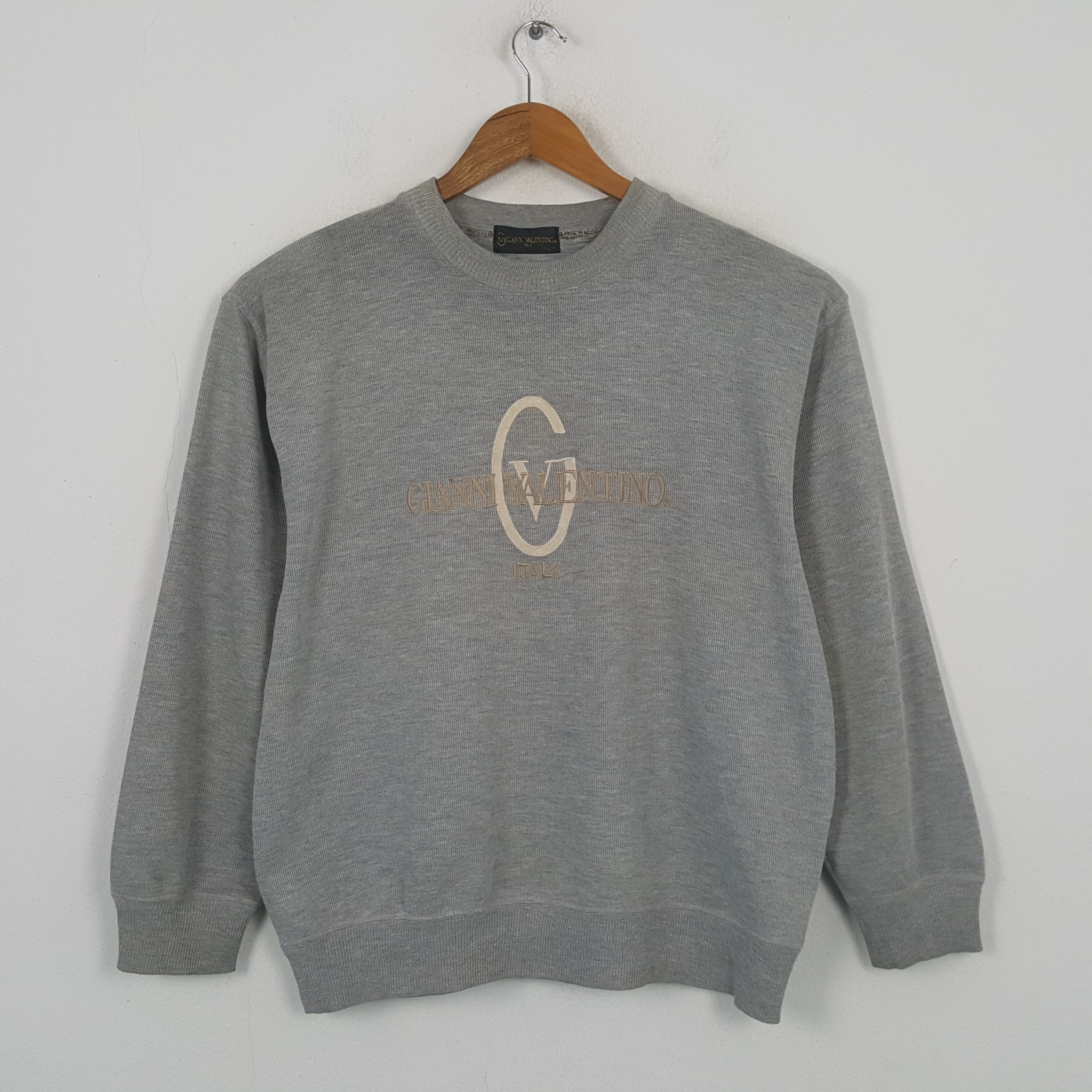 Gianni Valentino Vintage Gianni Valentino Italy Fashion Brand Sweatshirt RR5 Size US L / EU 52-54 / 3 - 1 Thumbnail
