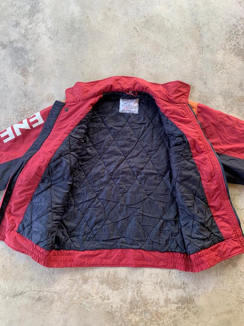 Japanese Brand × Vintage Vintage ENOES Quilted Zipper Jacket Size US L / EU 52-54 / 3 - 8 Thumbnail