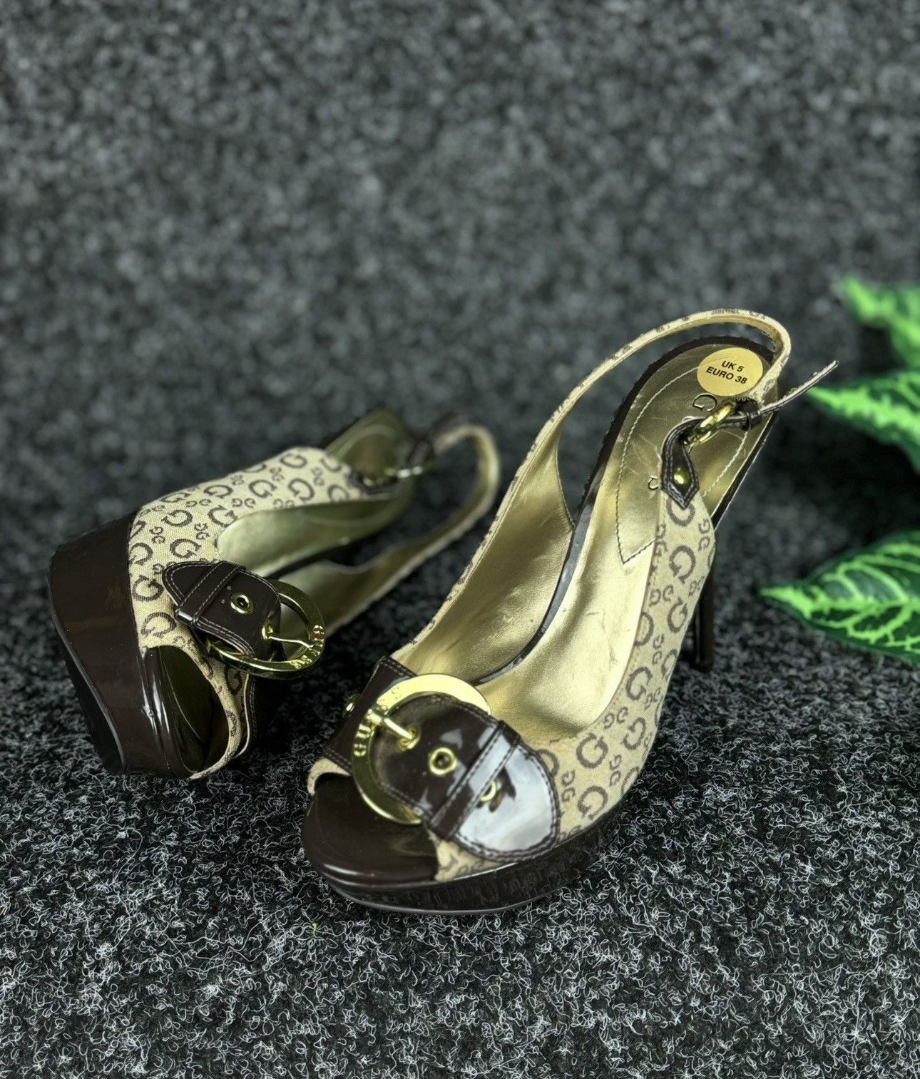 Guess Guess Women's Monogamous Heeled Sandals Size US 7.5 / IT 37.5 - 9 Thumbnail