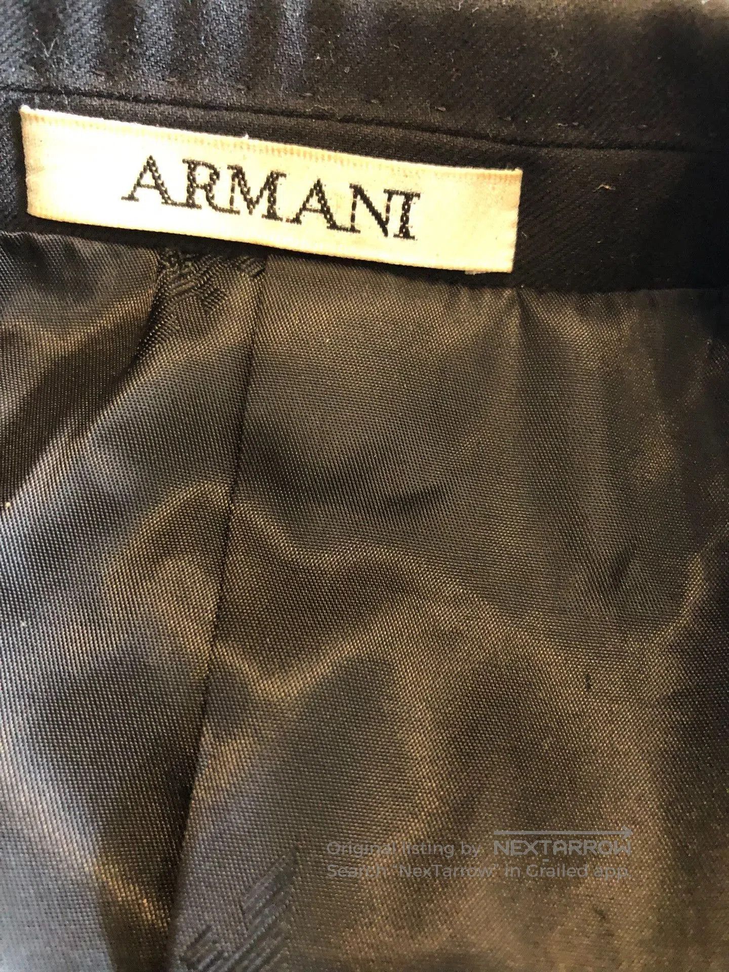 Japanese Brand Armani Tailored Super150s Wool Suit. Size US M / EU 48-50 / 2 - 5 Thumbnail