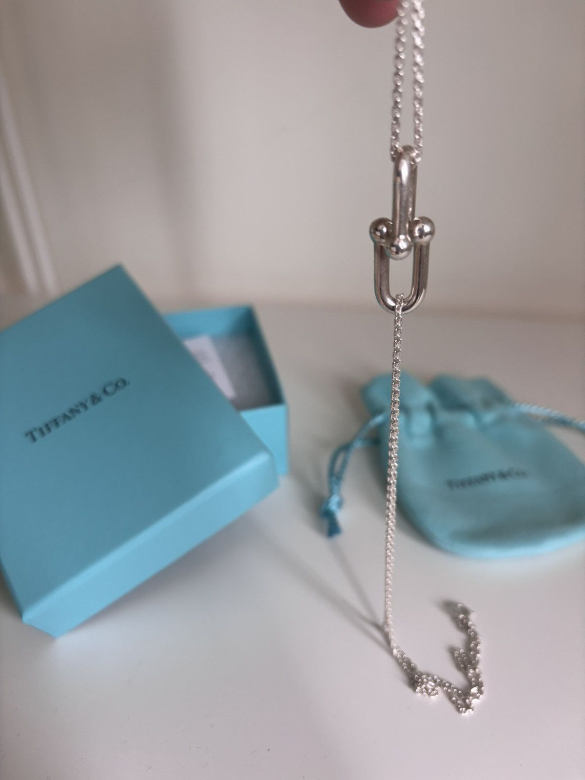 Tiffany & Co. Tiffany Hardware - Small Double Link Pendant Silver Size ONE SIZE - 4 Thumbnail